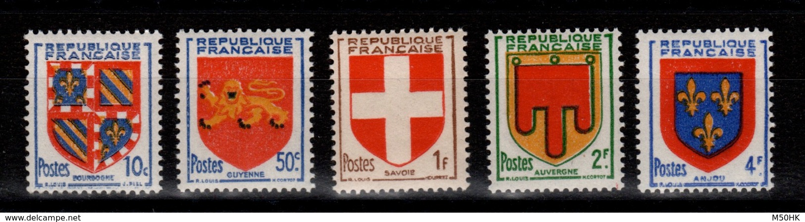 YV 834 à 838 N** Cote 2 Euros - Unused Stamps