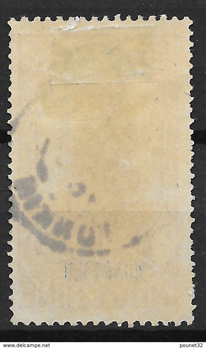 MONGTZEU : 1F ROSE N° 46 OBLITERATION CACHET A DATE DU TONKIN - Used Stamps