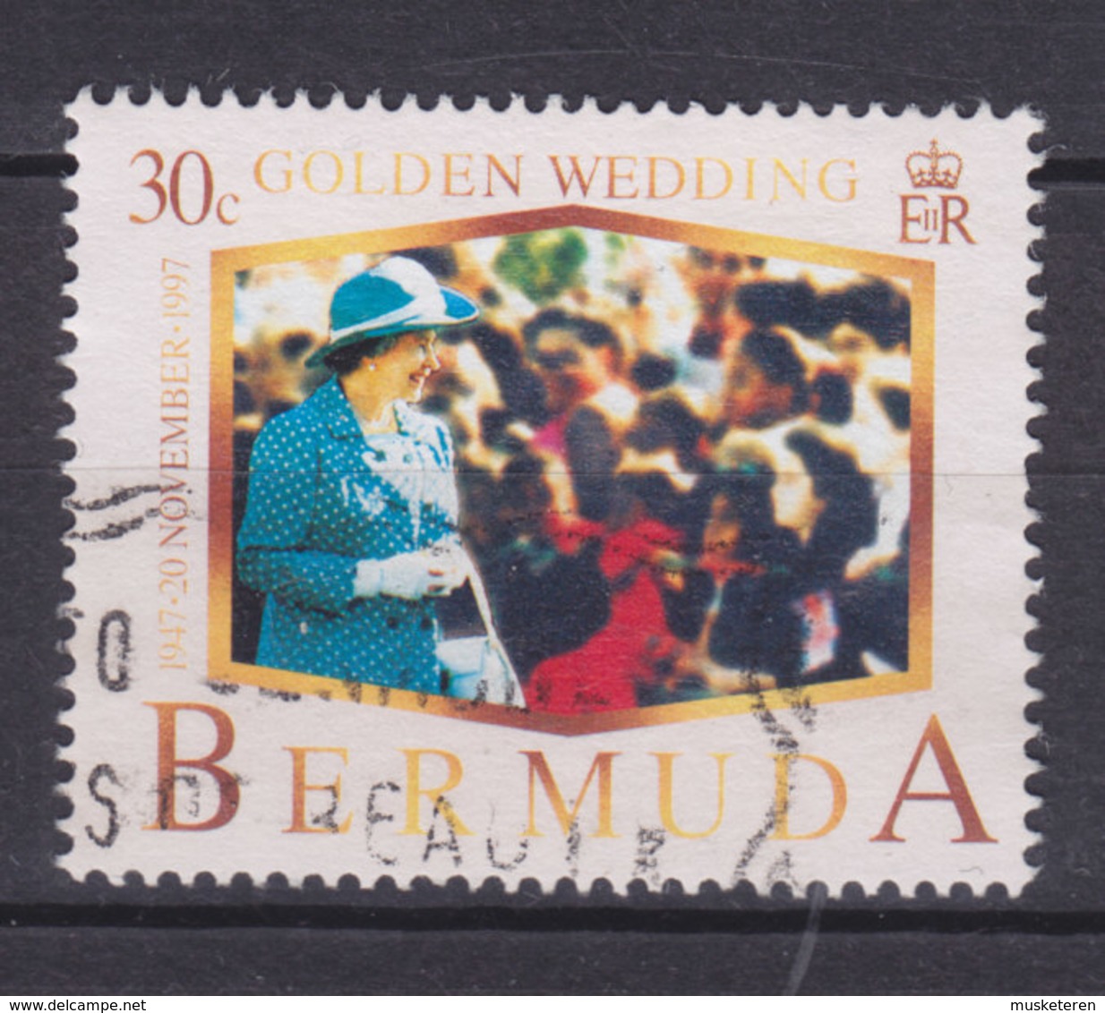 Bermuda 1997 Mi. 727      30 C Golden Wedding Goldene Hochzeit - Bermuda