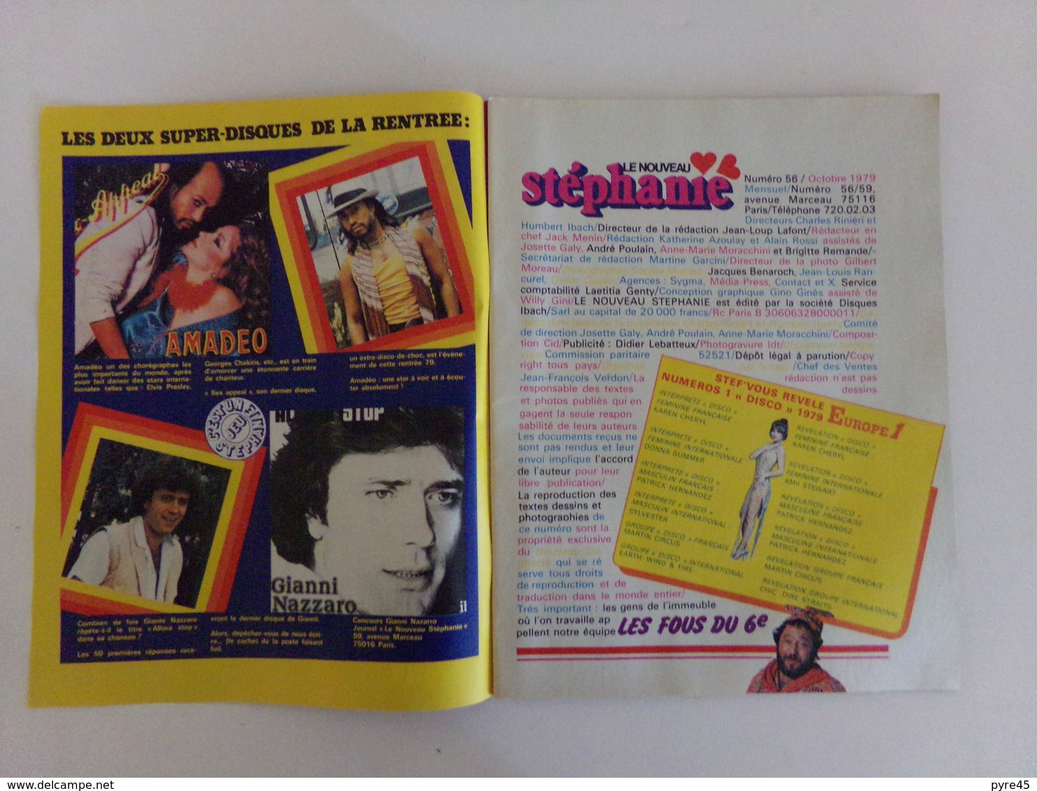 Revue " Le Nouveau Stéphanie " N° 56, 1979, Johnny, Paul Mac Cartney, Déborah Harris... - People