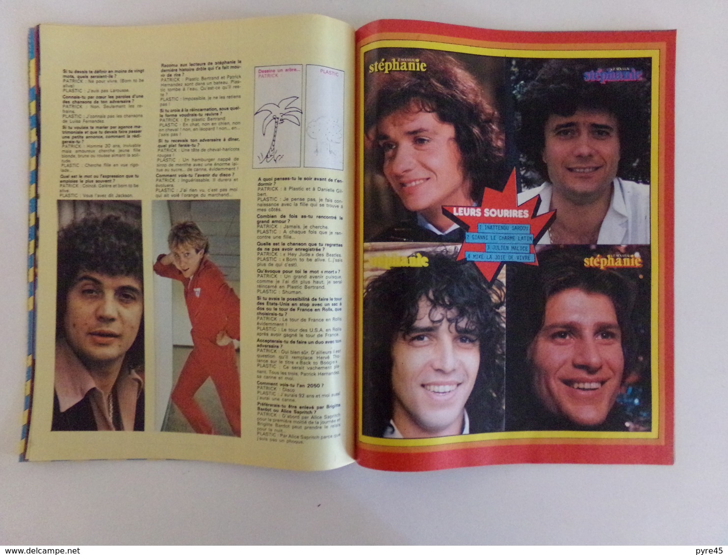 Revue " Le nouveau Stéphanie " n° 56, 1979, Johnny, Paul Mac Cartney, Déborah Harris...