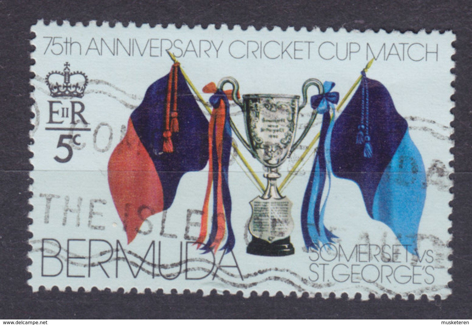 Bermuda 1976 Mi. 332    5 C Cricket Cup Match 75th Anniversary - Bermudes