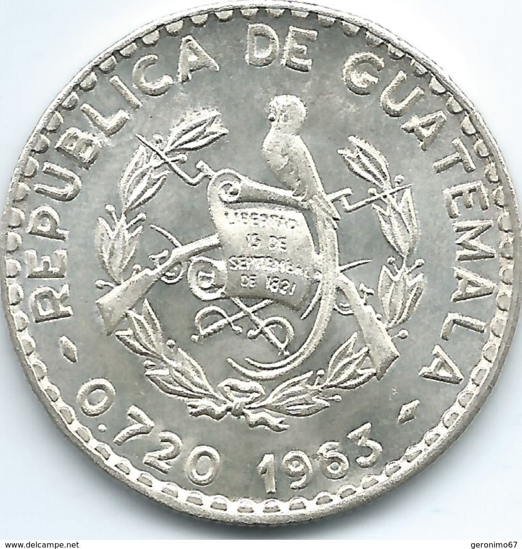 Guatemala - 1963 - 50 Centavos - KM264 - Guatemala