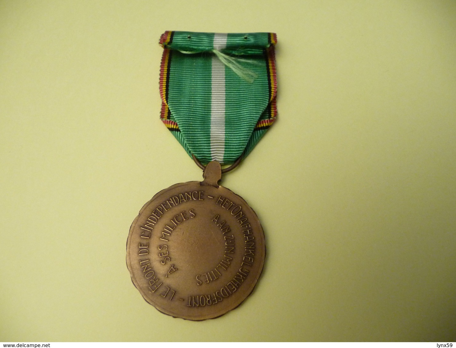 Médaille Des Milices Du Front De L' Indépendance 1940 1945 - Belgique