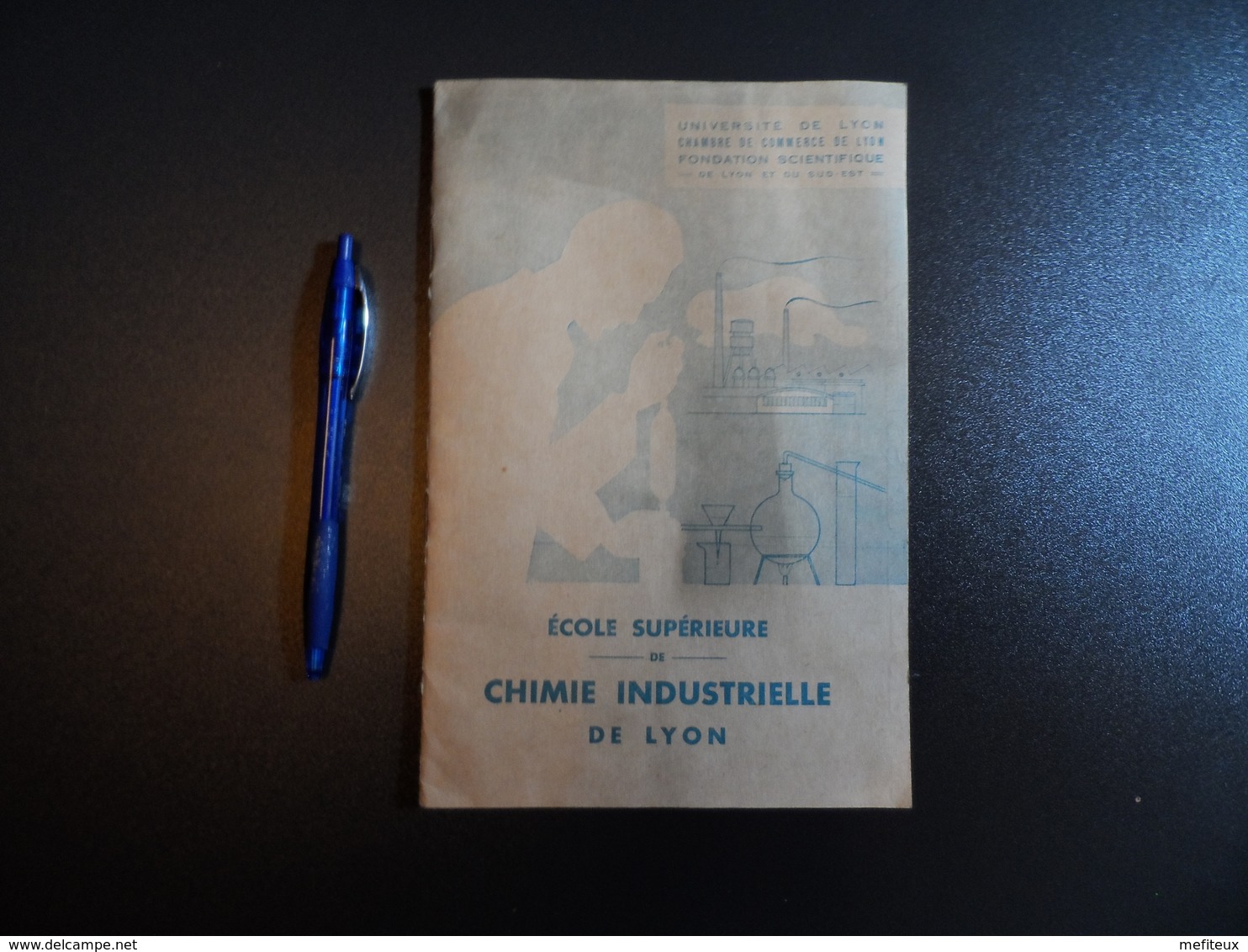 Brochure école Supérieure De Chimie De Lyon Inscription Programme 1953 - Diplomi E Pagelle