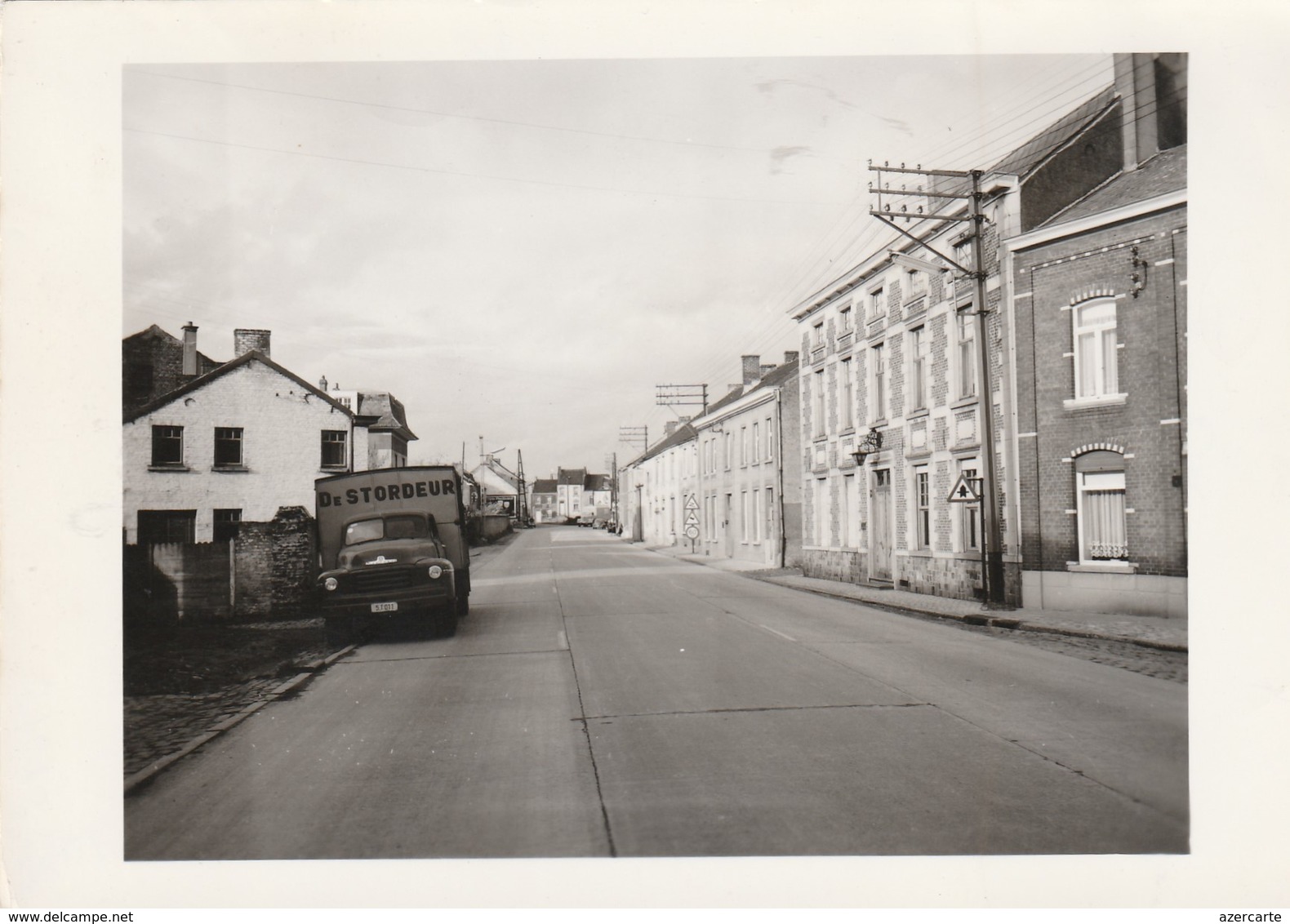 Photo," Unique ",route R5 , FRASNES  à Gosselies +camion Pub " De Stordeur "( Moulin,aliment Pour Bétail ,Louvain,Leuven - Les Bons Villers