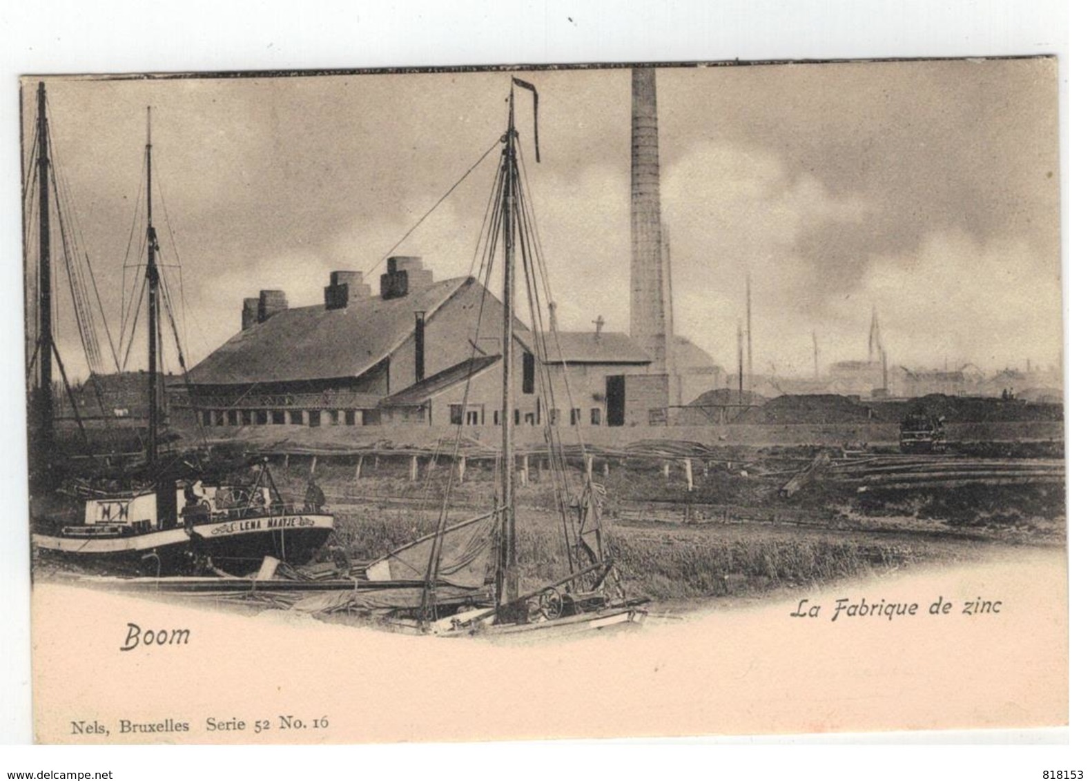 Boom   La Fabrique De Zinc 1903 - Boom