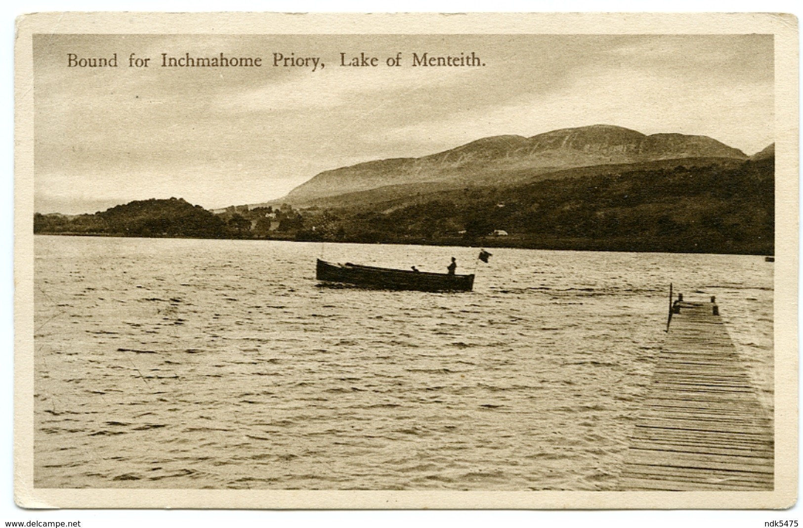 LAKE OF MENTEITH : BOUND FOR INCHMAHOME PRIORY - Stirlingshire