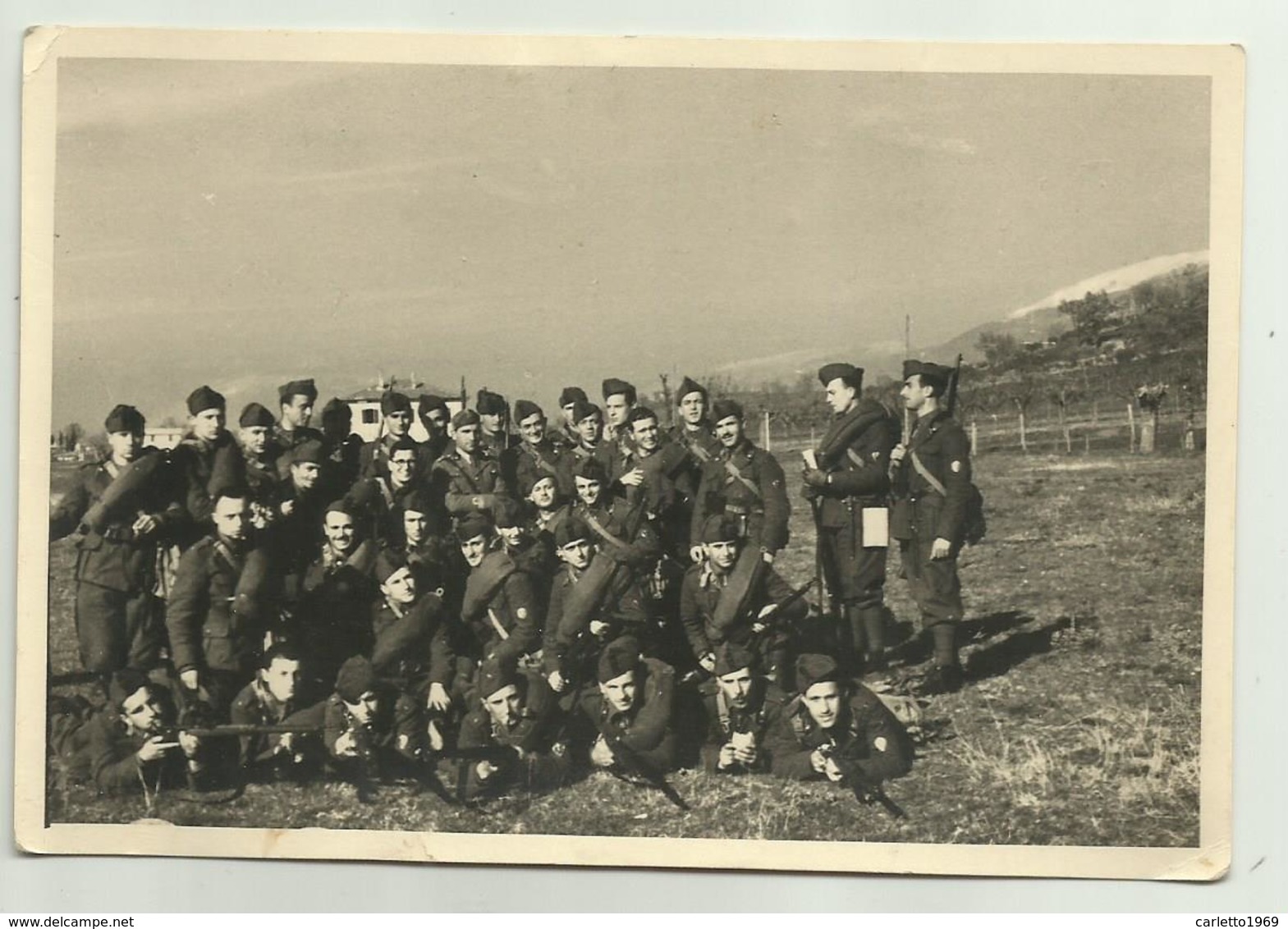 MILITARI ITALIANI   CARTOLINA FOTOGRAFICA  FOTO VASARI ROMA  NV FG - Materiale