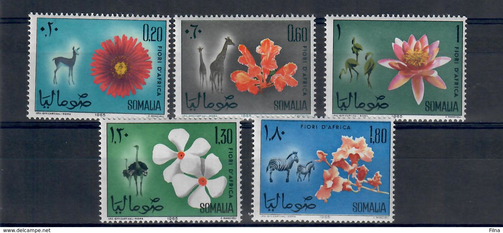 SOMALIA 1965 - FLORA E FAUNA  - MNH ** - Somalie (1960-...)