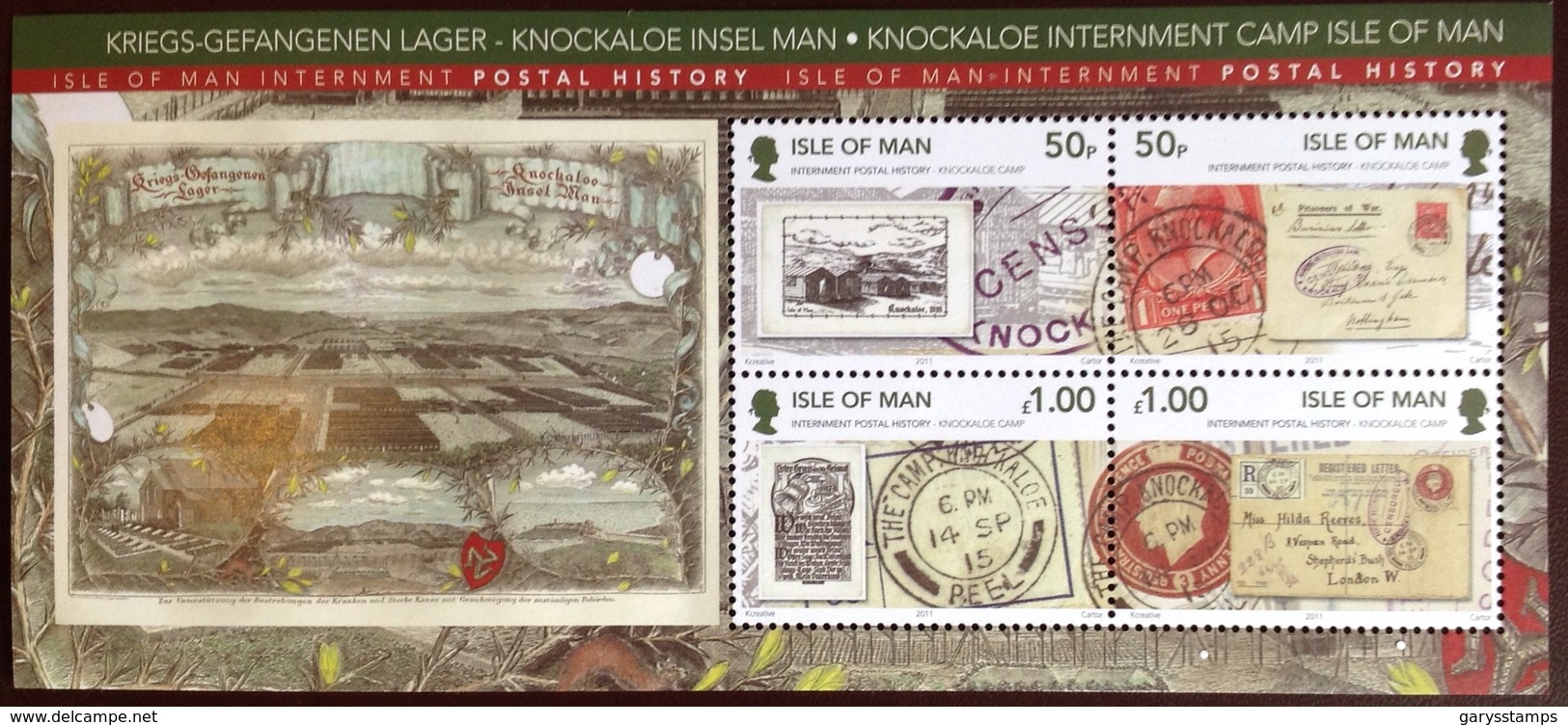 Isle Of Man 2011 Postal History Minisheet MNH - Man (Insel)