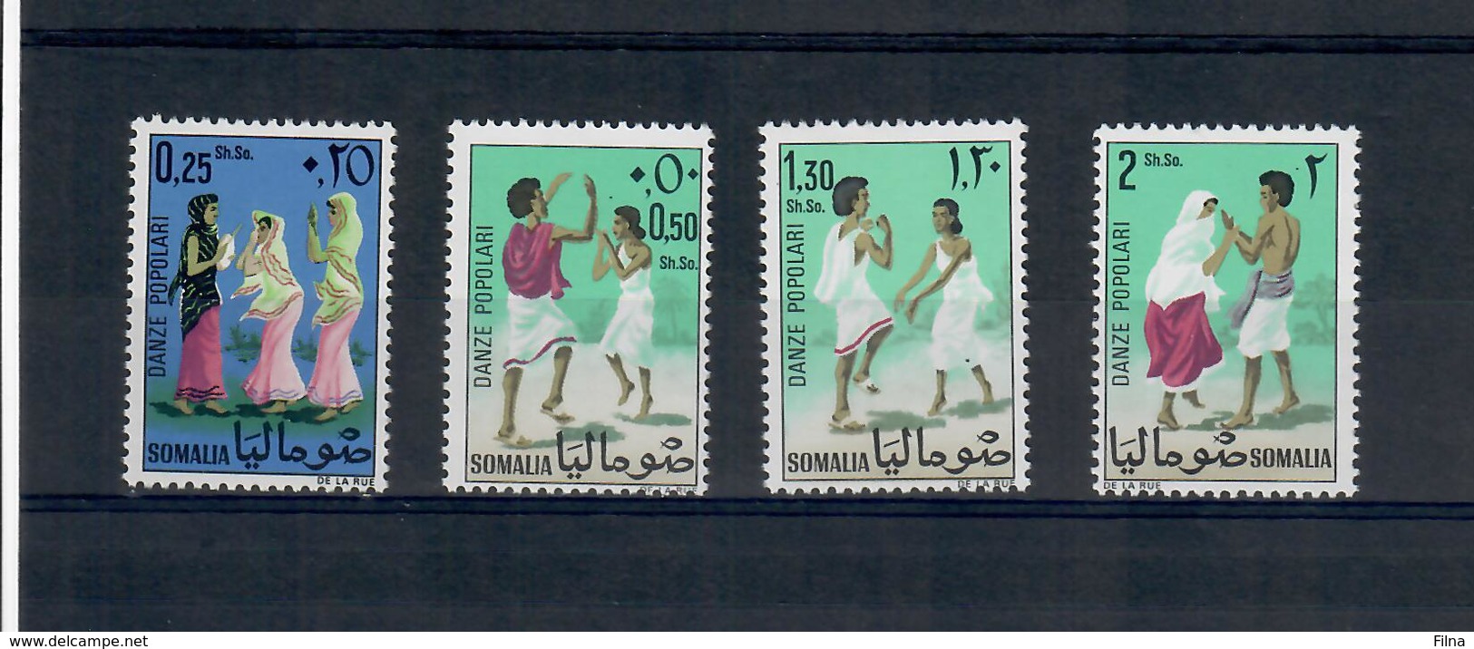 SOMALIA 1967 - DANZE POPOLARI - MNH ** - Somalia (1960-...)