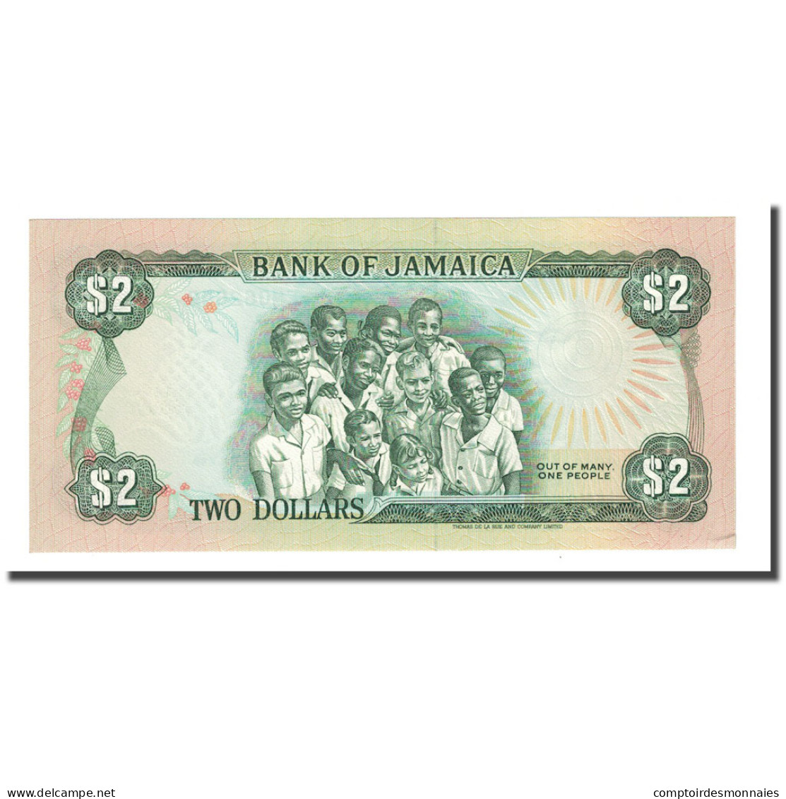 Billet, Jamaica, 2 Dollars, 1989-07-01, KM:69c, NEUF - Jamaica