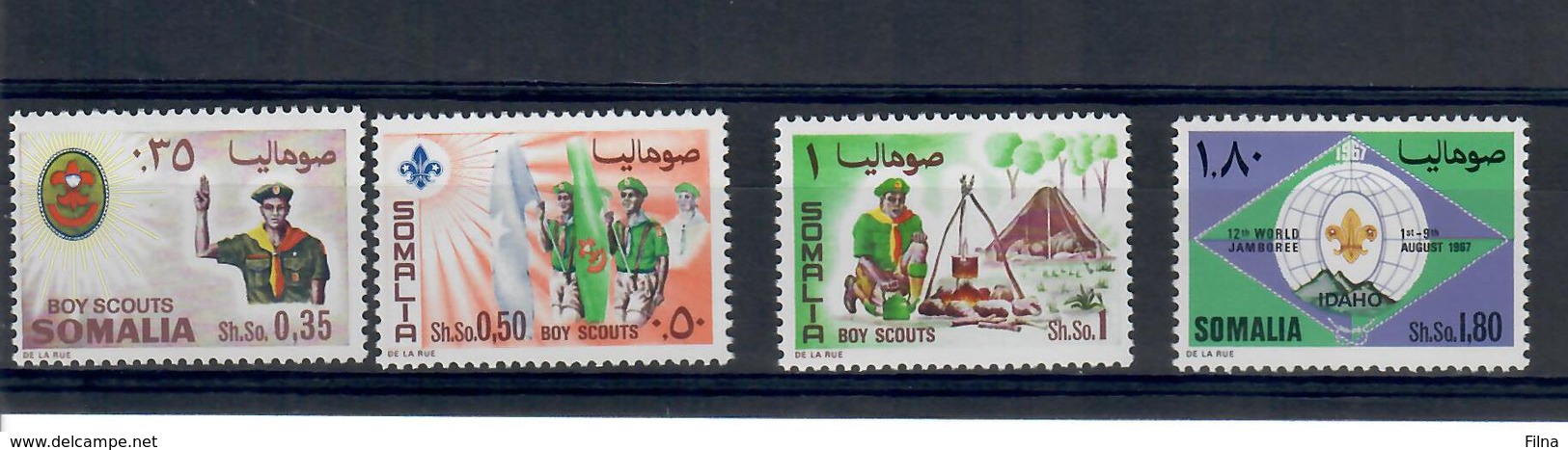 SOMALIA 1967 - SCOUT - MNH ** - Somalia (1960-...)