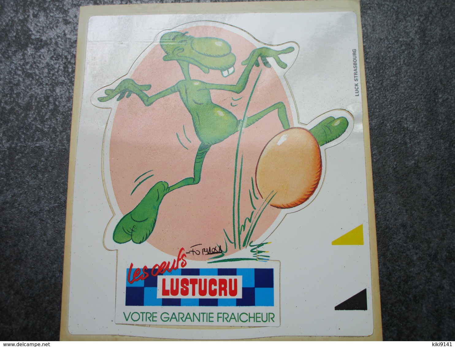 Les Oeufs LUSTUCRU Votre Garantie Fraicheur - Stickers