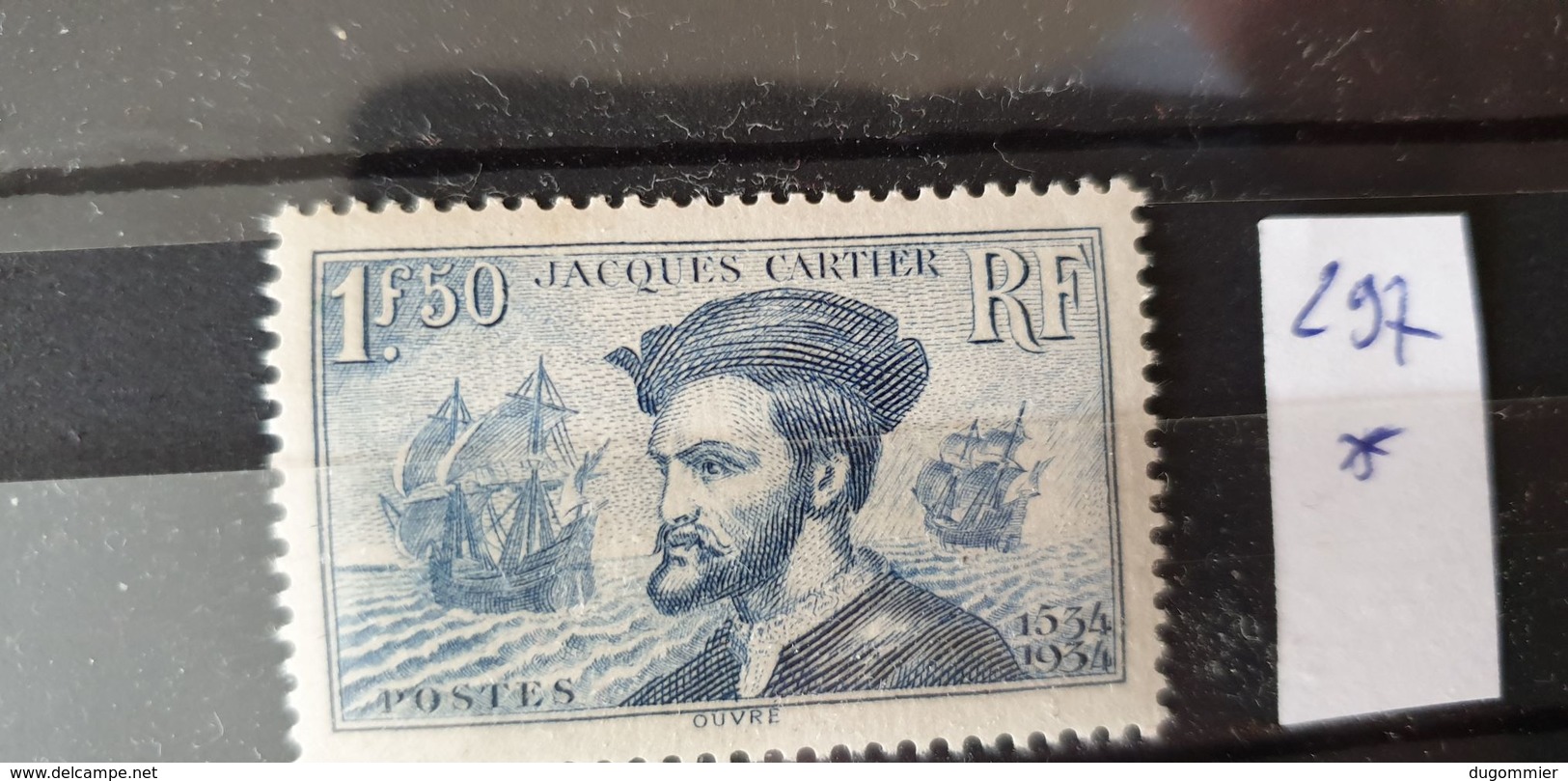 FRANCE Jacque Cartier Yv 297 - Nuovi