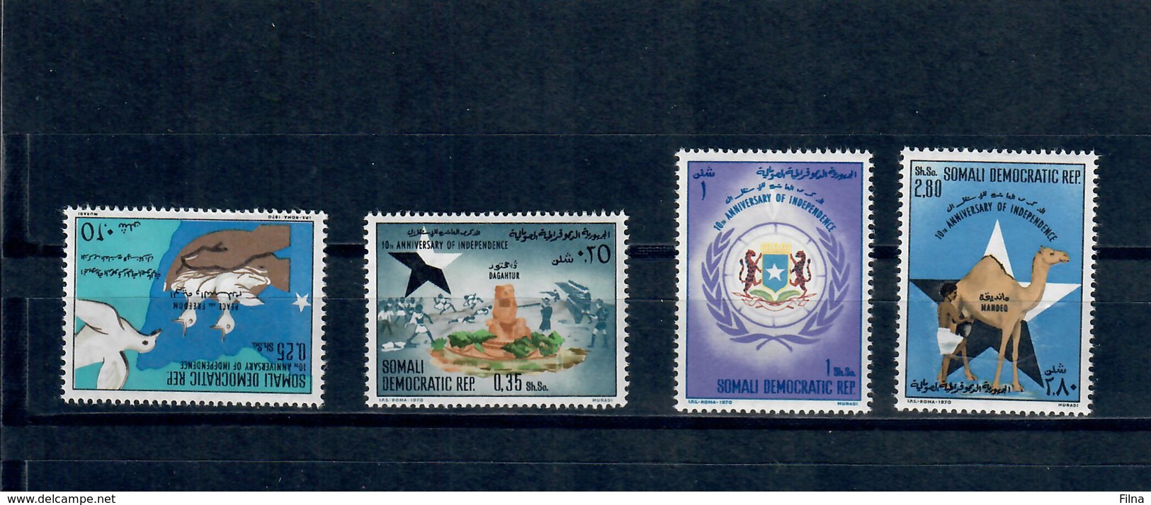 SOMALIA 1970 - 10 ANNI INDIPENDENZA - MNH ** - Somalia (1960-...)