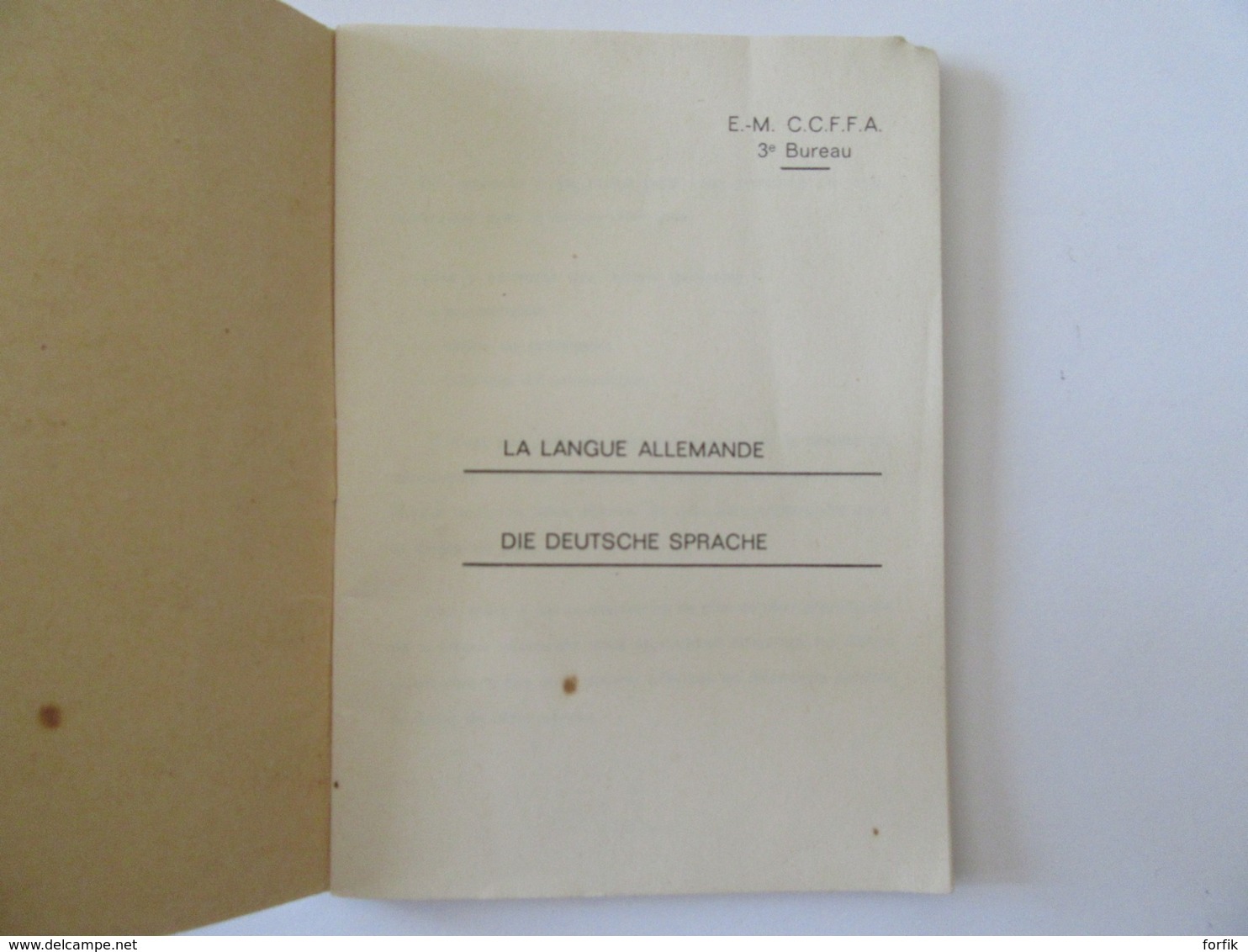 Guide Conversation Franco-allemand (dictionnaire) - 1ère édition Février 1968 - TBE - Diccionarios