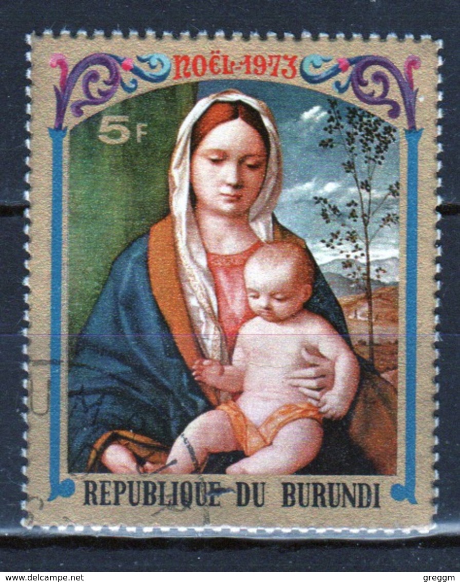 Burundi 1973 Single 5f Stamp From The Christmas Paintings Set. - Used Stamps