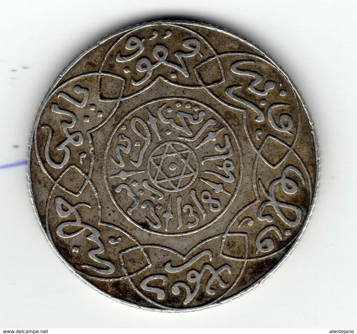 Maroc/Morocco - 1318/1901 - 2,5 Dirhams Argent/silver - Abdul Aziz Ier - Marruecos