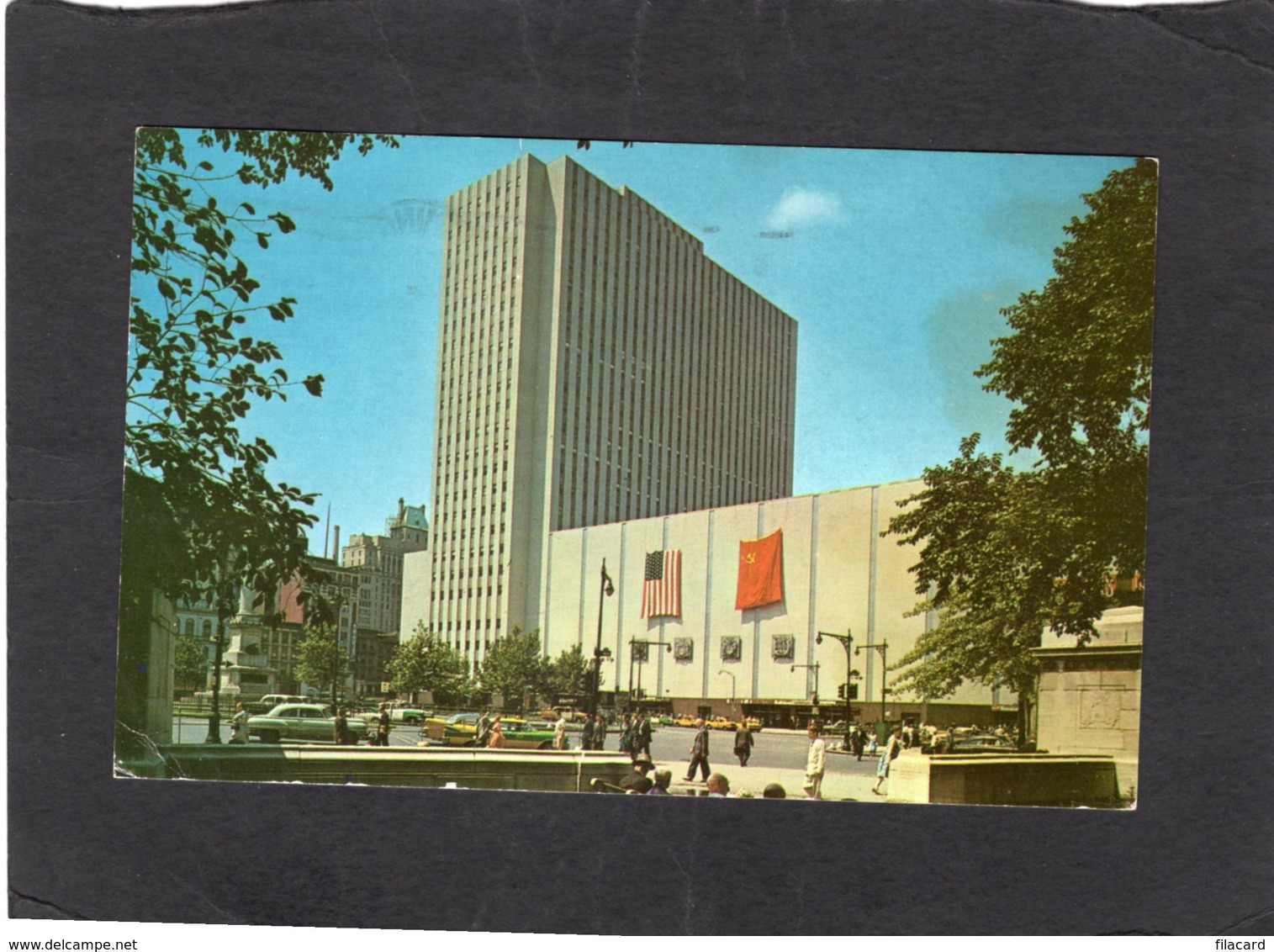 86965    Stati  Uniti,    Coliseum,  Columbus  Circle,  New York City,  VG  1970 - Autres Monuments, édifices