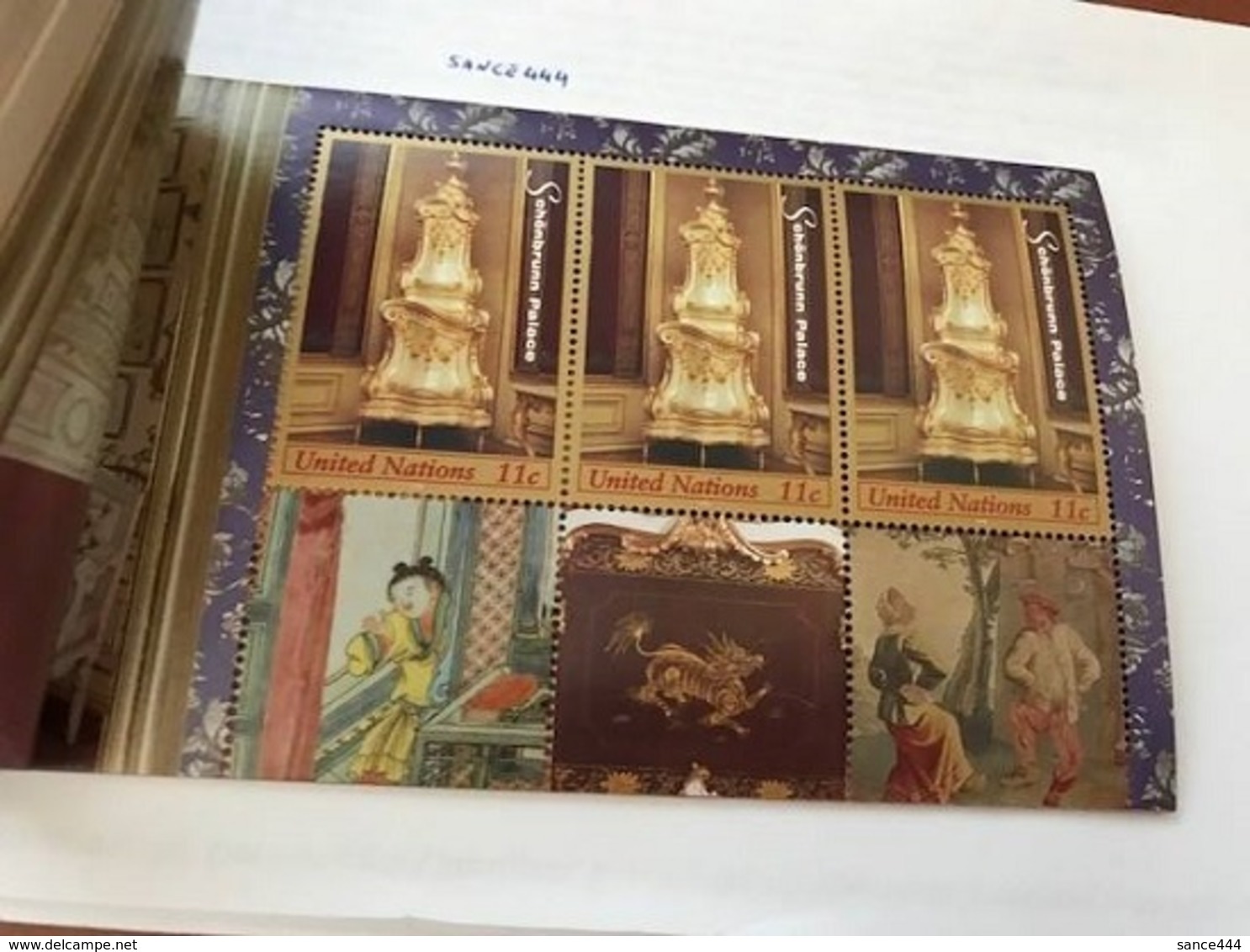 United Nations New York The Palace & Gardens Of Schonbrunn Booklet 1998 - Unused Stamps