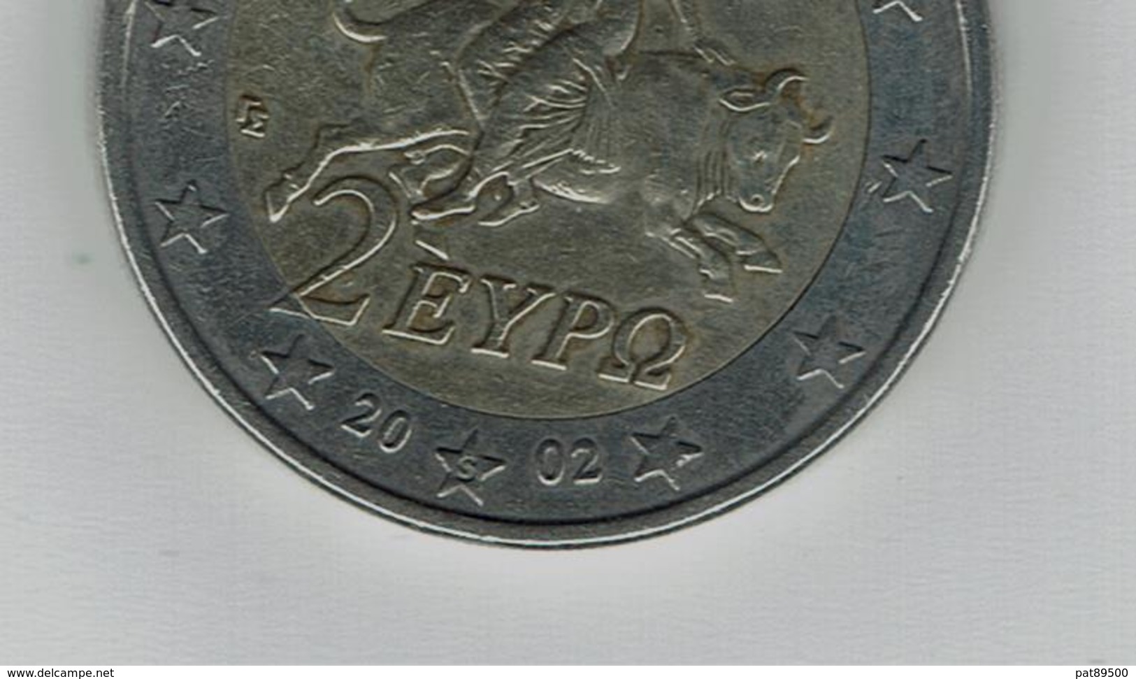 EURO // GRECE 2002 Pièce De 2 Euros Frappée En SUEDE = Lettre " S " Sur L'étoile Du Bas/  De Circulation //usage Couran - Grèce