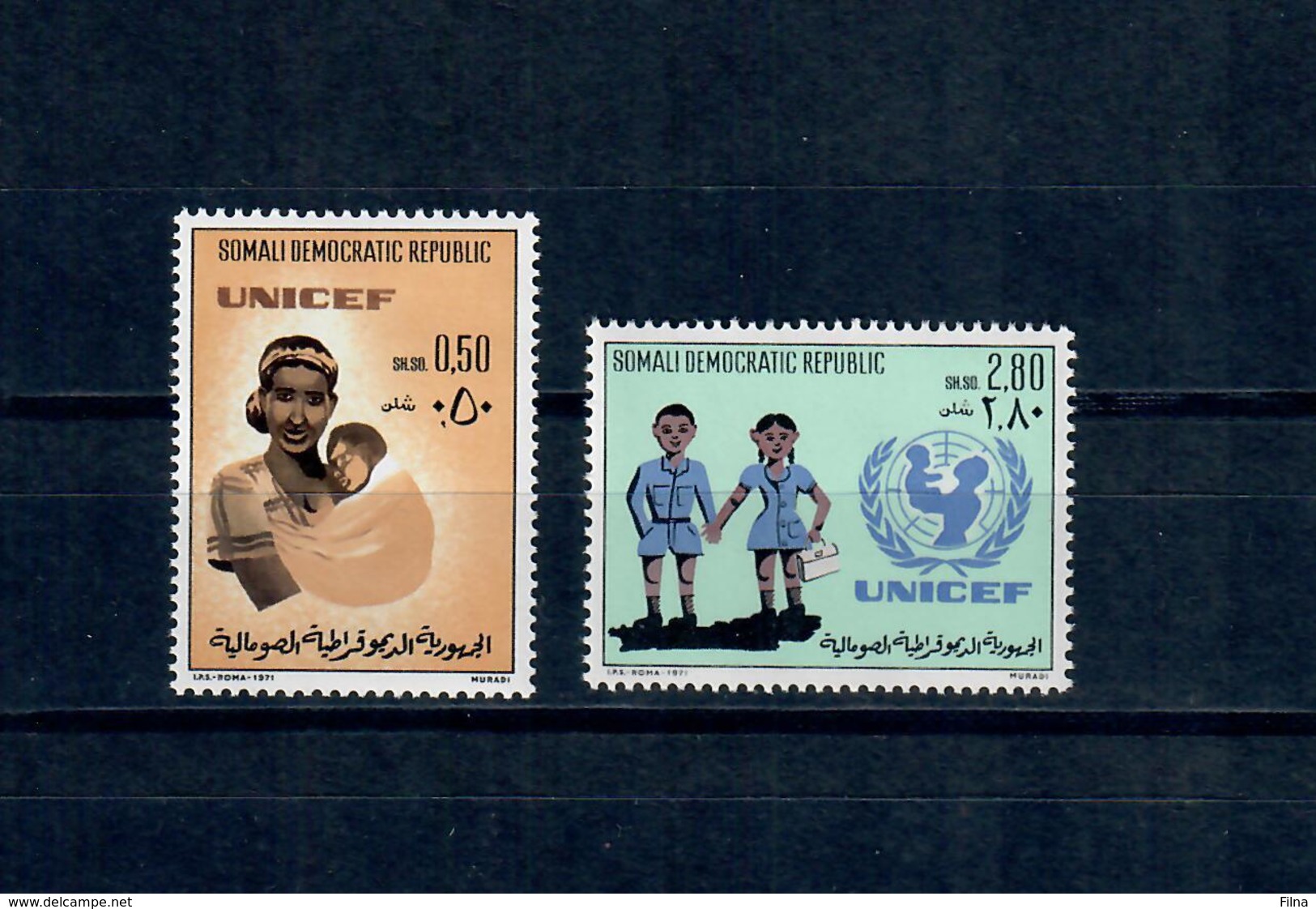 SOMALIA 1972 - UNICEF  - MNH ** - Somalia (1960-...)