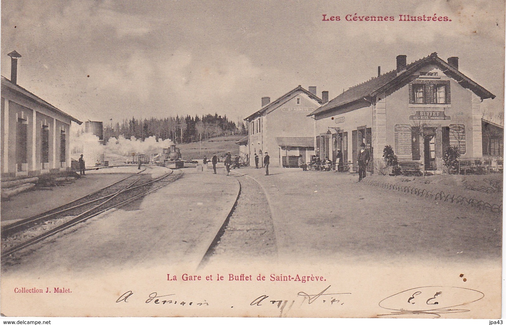 ST AGREVE La Gare Et Le Buffet - Saint Agrève