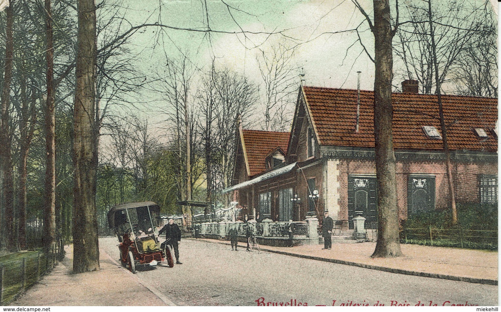 BRUXELLES- LA LAITERIE-BOIS DE LA CAMBRE-AUTOMOBILE VINTAGE - Cafés, Hôtels, Restaurants