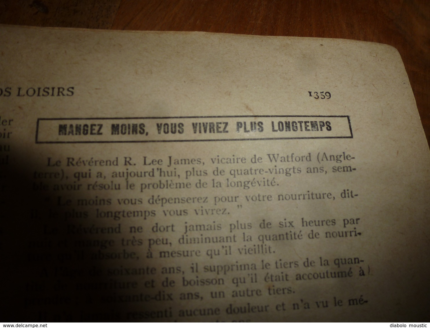 1908 NOS LOISIRS : Couv.de Fréjean;Chercheurs de trésors du lac Némi;Pour vivre longtemps:Fortune avec les escargots;etc