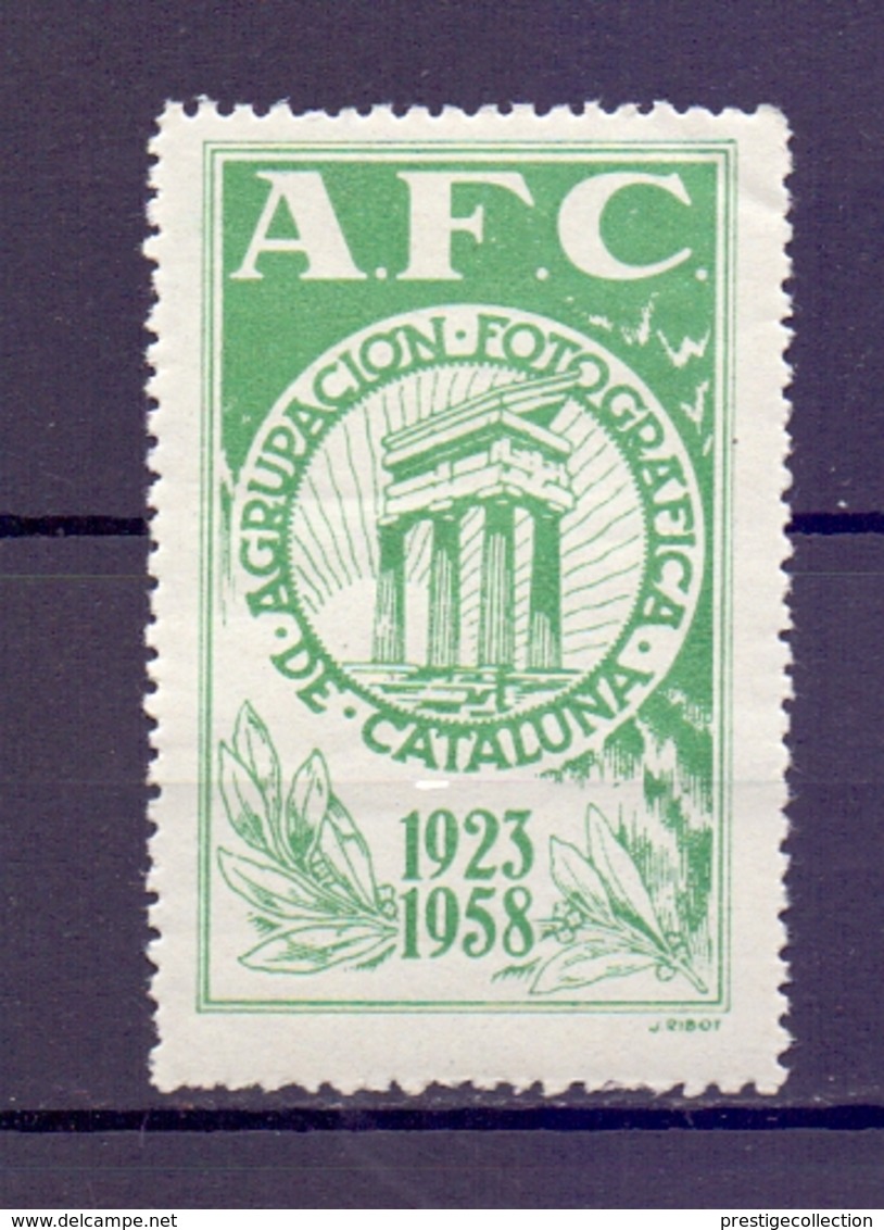 CINDERELLA  ERINOFILO AFC AGRUPACION FOTOGRAFICA CATALUNA 1958    (GIUGN1900B115) - Erinofilia