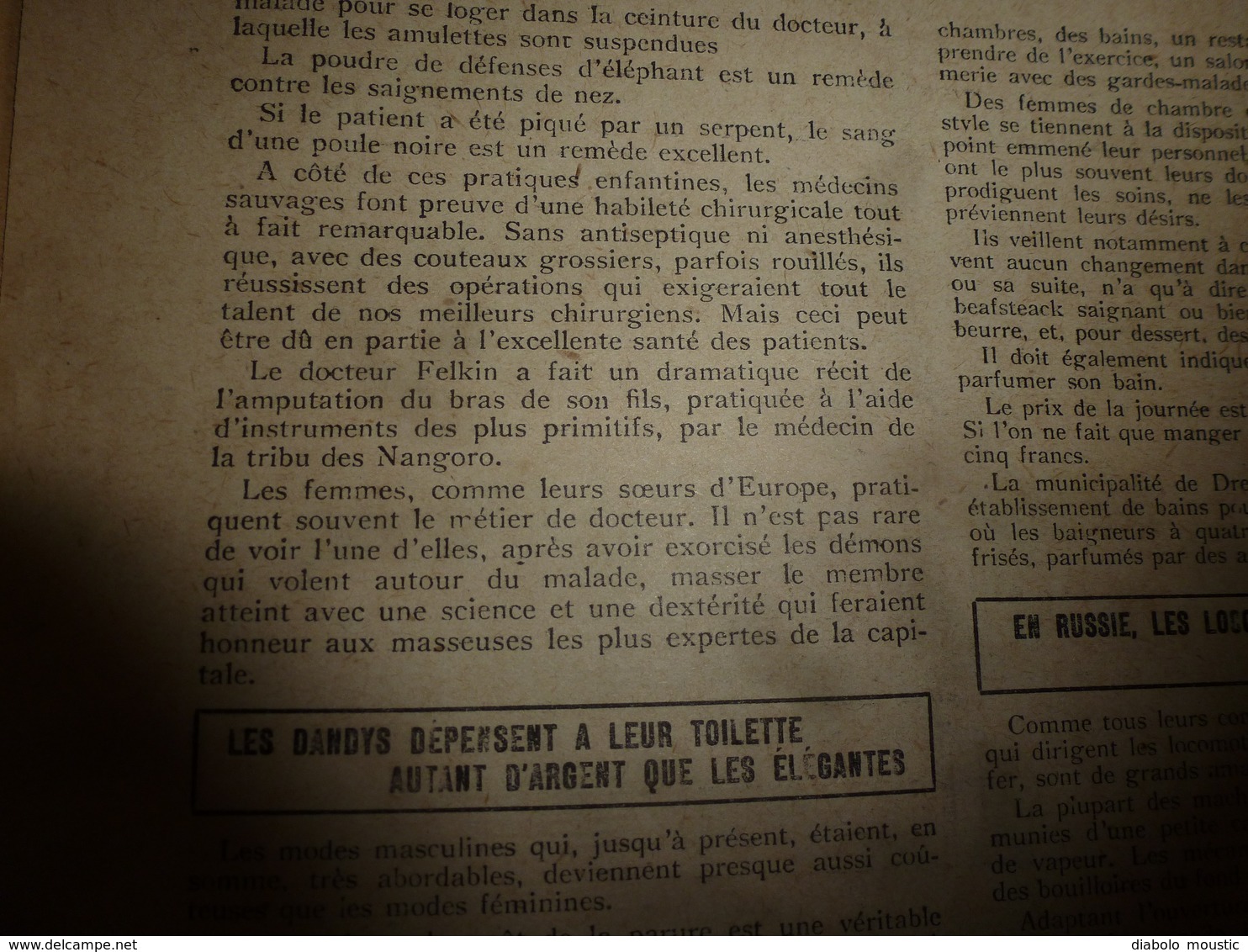 1908 NOS LOISIRS :Fallière,sa fillet et Loubet;Guérir chez les Zoulous;Bon usage des bains de mer; Flamands roses;etc