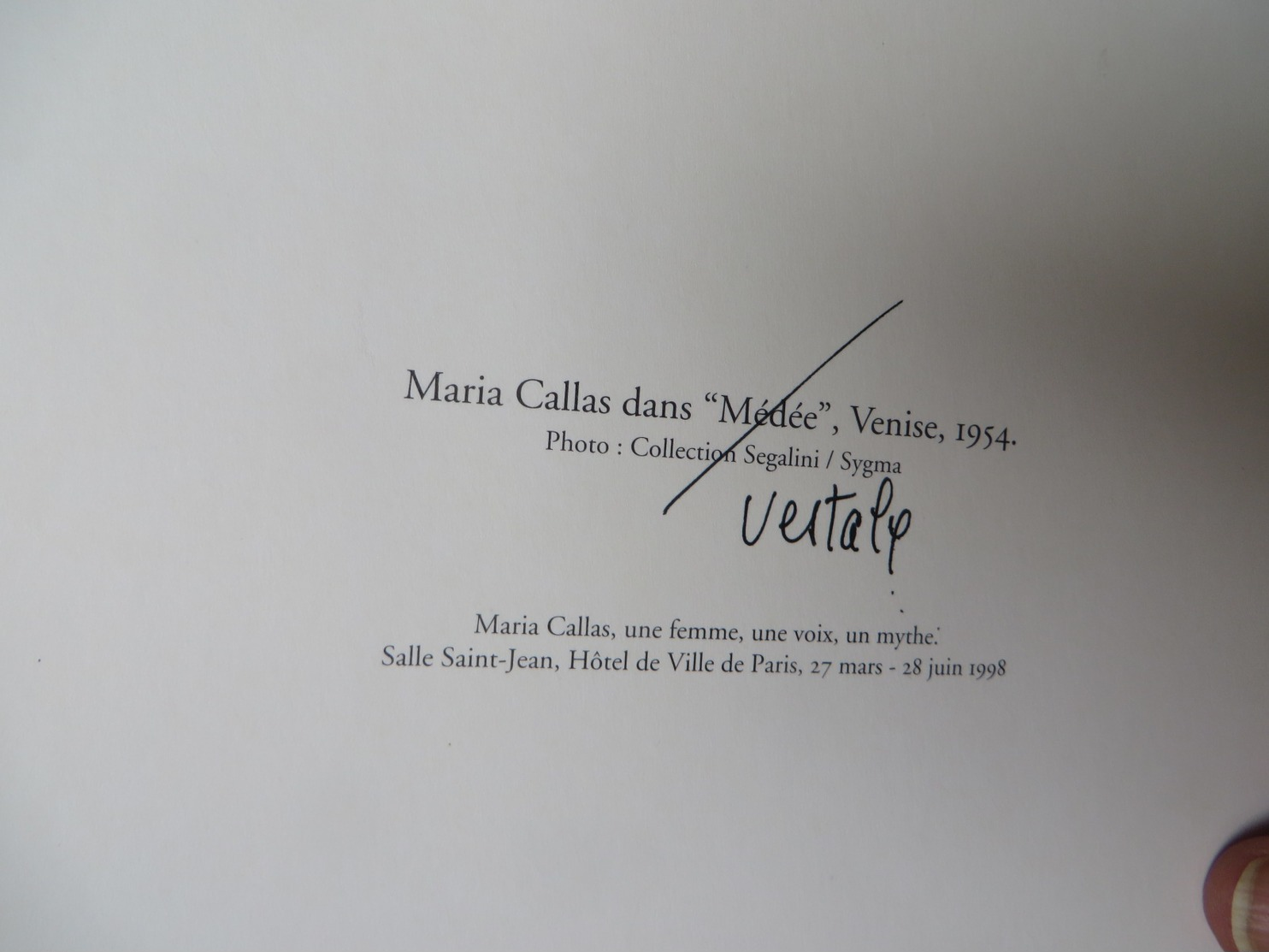 MARIA CALLAS des photos et des documents divers dans un coffret