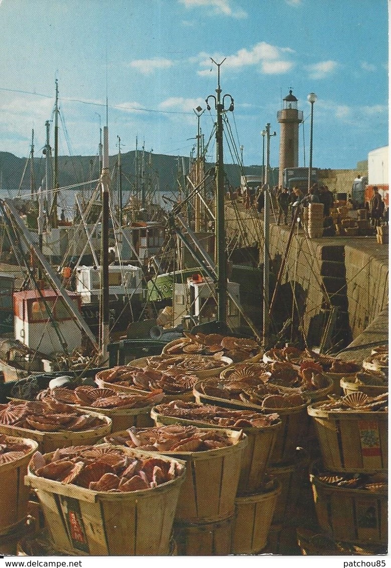 CPM Arrivée Des Coquilliers Postée De Etables Sur Mer Bateaux De Pêche Phare - Pêche