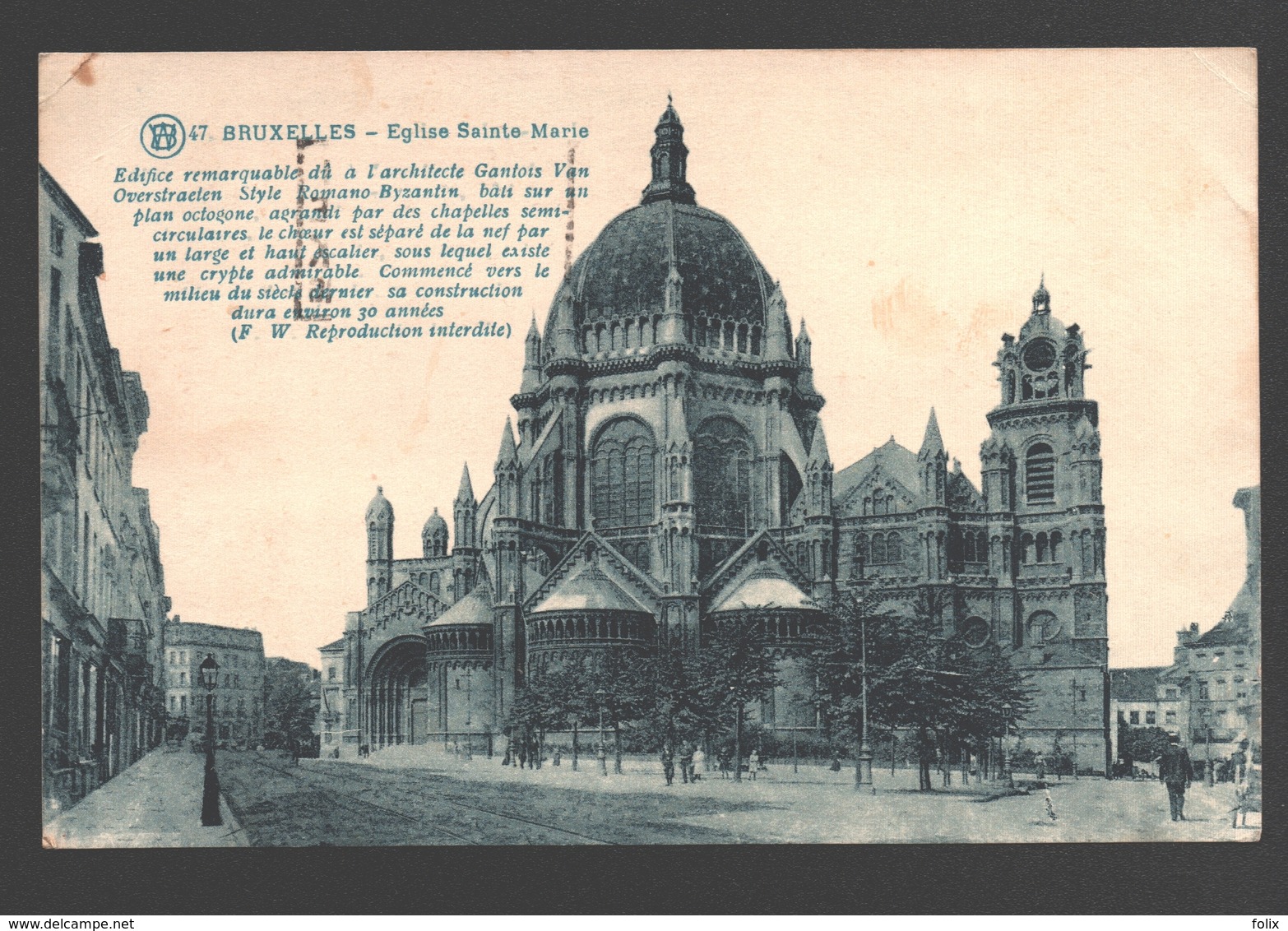 Brussel / Bruxelles - Eglise Sainte-Marie - 1930 - Places, Squares
