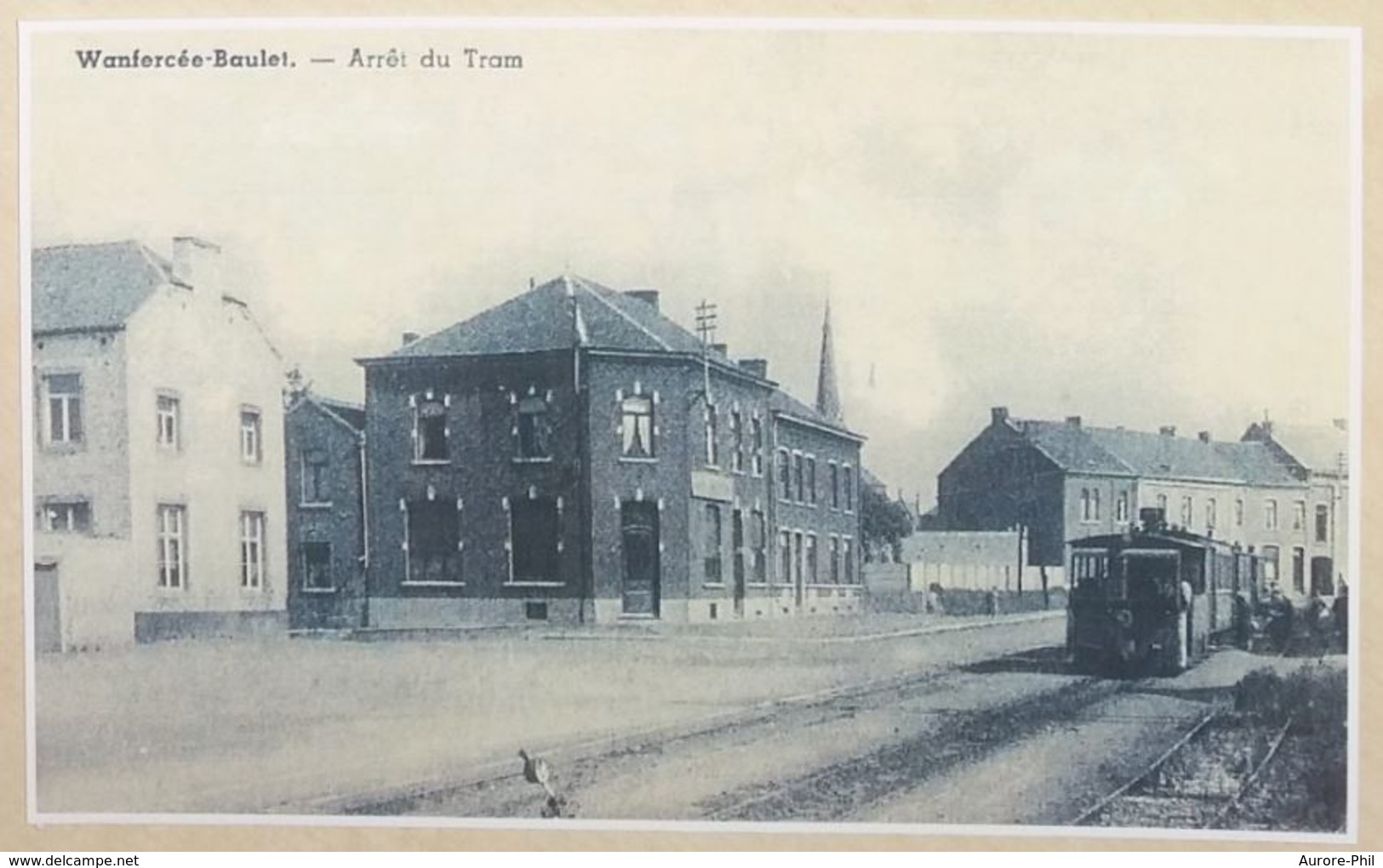 Wanfercée-Baulet  Arrêt Du Tram (Reproduction - Photo) - Fleurus