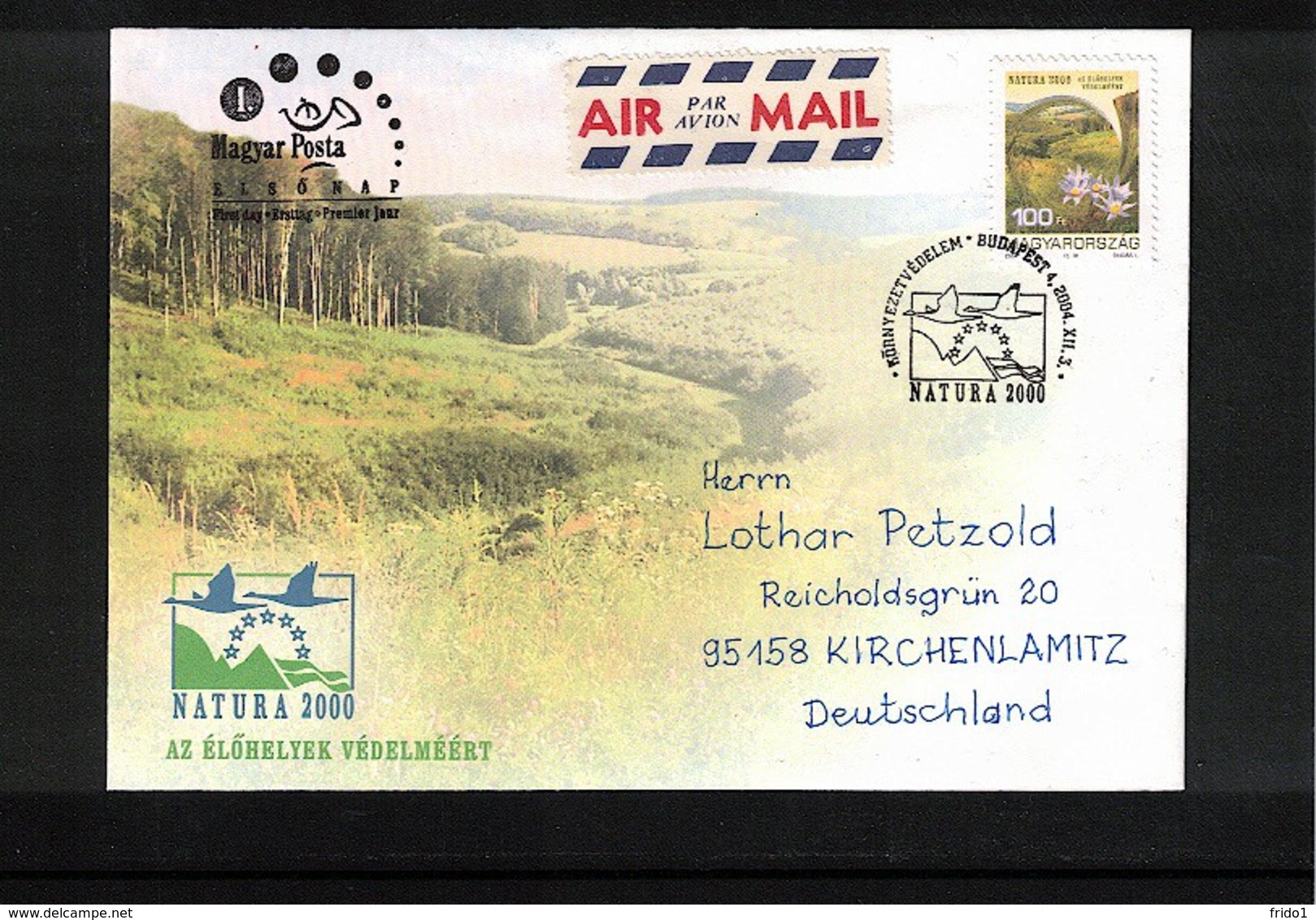 Hungary / Ungarn 2004 Natura 2000  Interesting Cover FDC - Umweltschutz Und Klima