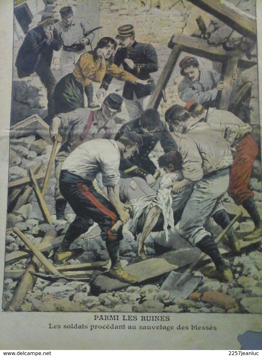 Le Petit Journal  Du 27Juin 1909 - Tremblement De Terre & - Le Petit Journal