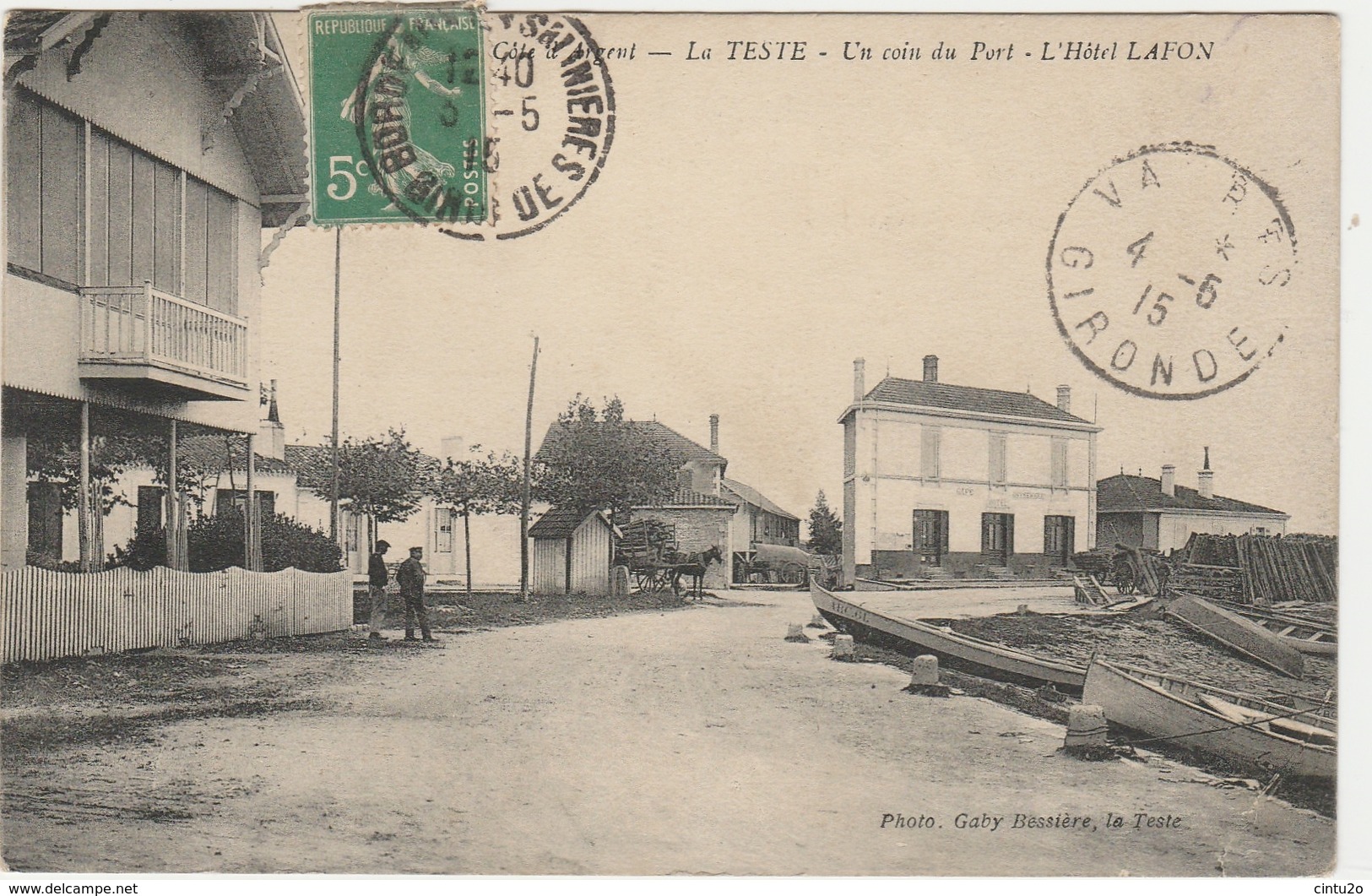 Gironde . La Teste . Un Coin Du Port . L' Hôtel Lafon . - Autres & Non Classés