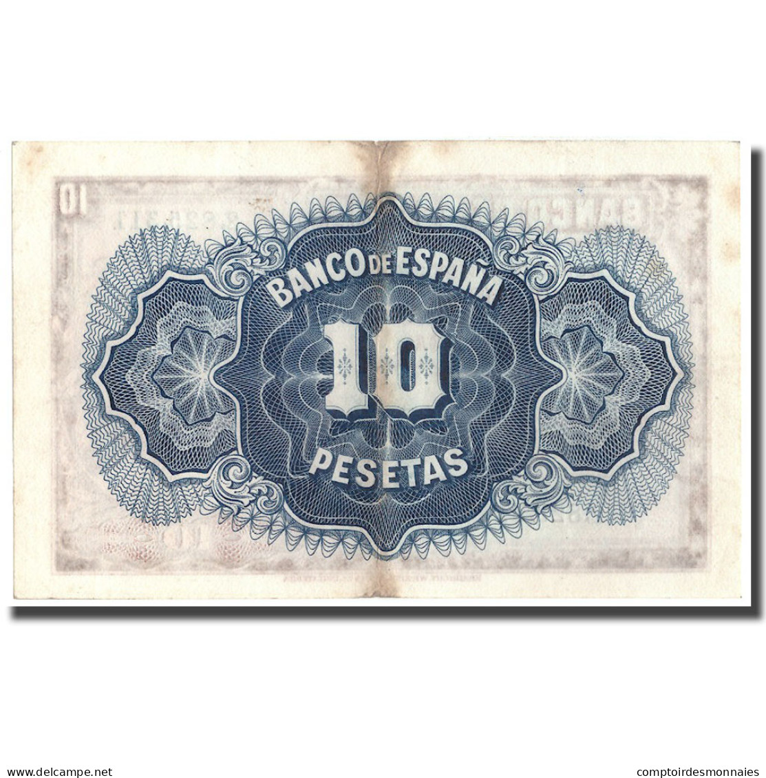 Billet, Espagne, 10 Pesetas, 1935, 1935, KM:86a, TTB - 10 Peseten