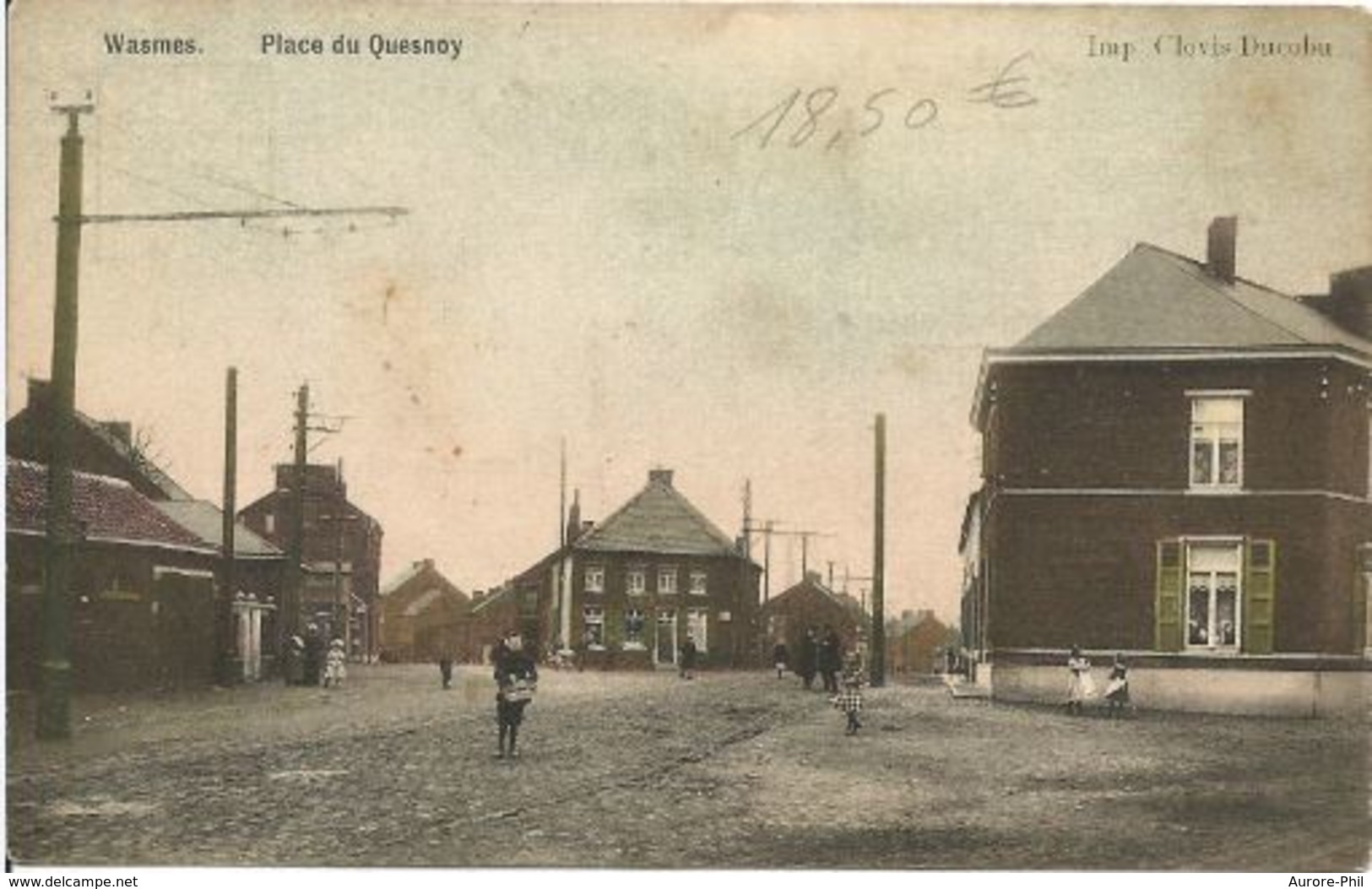 Wasmes Place Du Quesnoy (Couleur) - Colfontaine