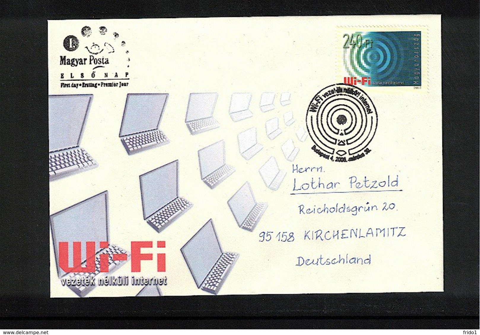 Hungary / Ungarn 2006 WI-FI Interesting Cover FDC - Informatik