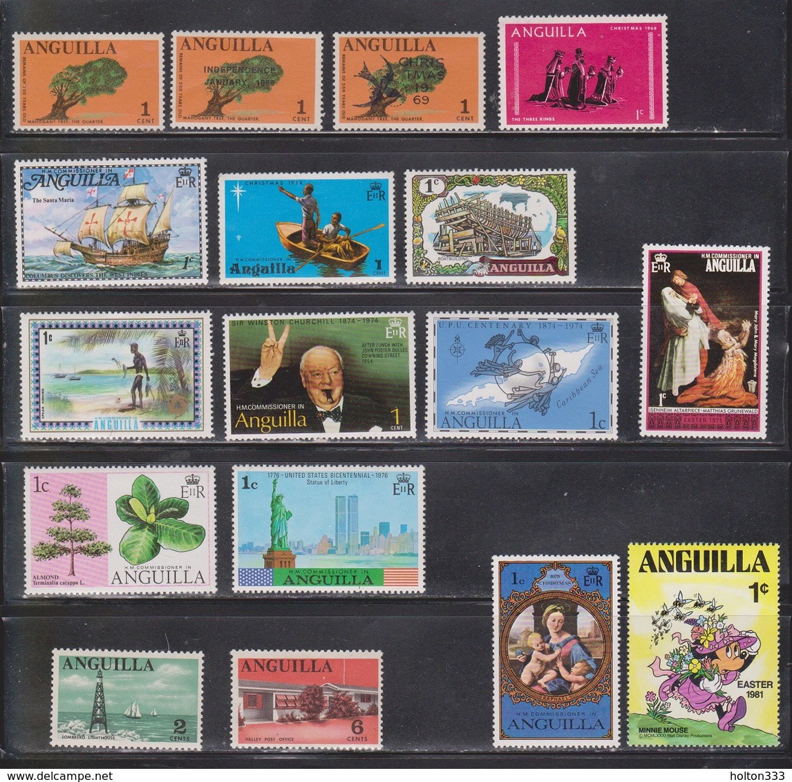 ANGUILLA Lot Of MH Stamps - Nice Variety - Anguilla (1968-...)