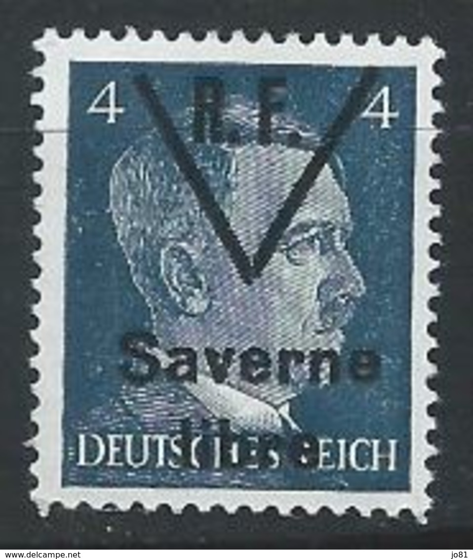 France Libération Saverne Mayer 3 Type 1 XX / MNH - Liberación