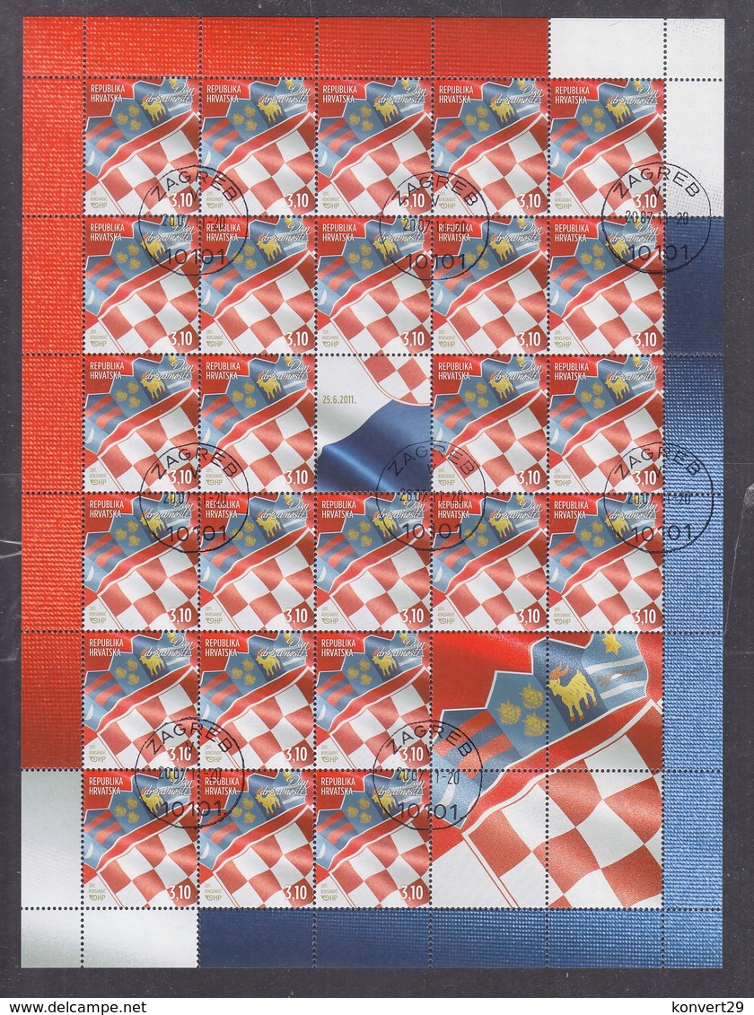Croatia 2011 The 20 Years Of Republic Of Croatia USED CTO - Postzegels