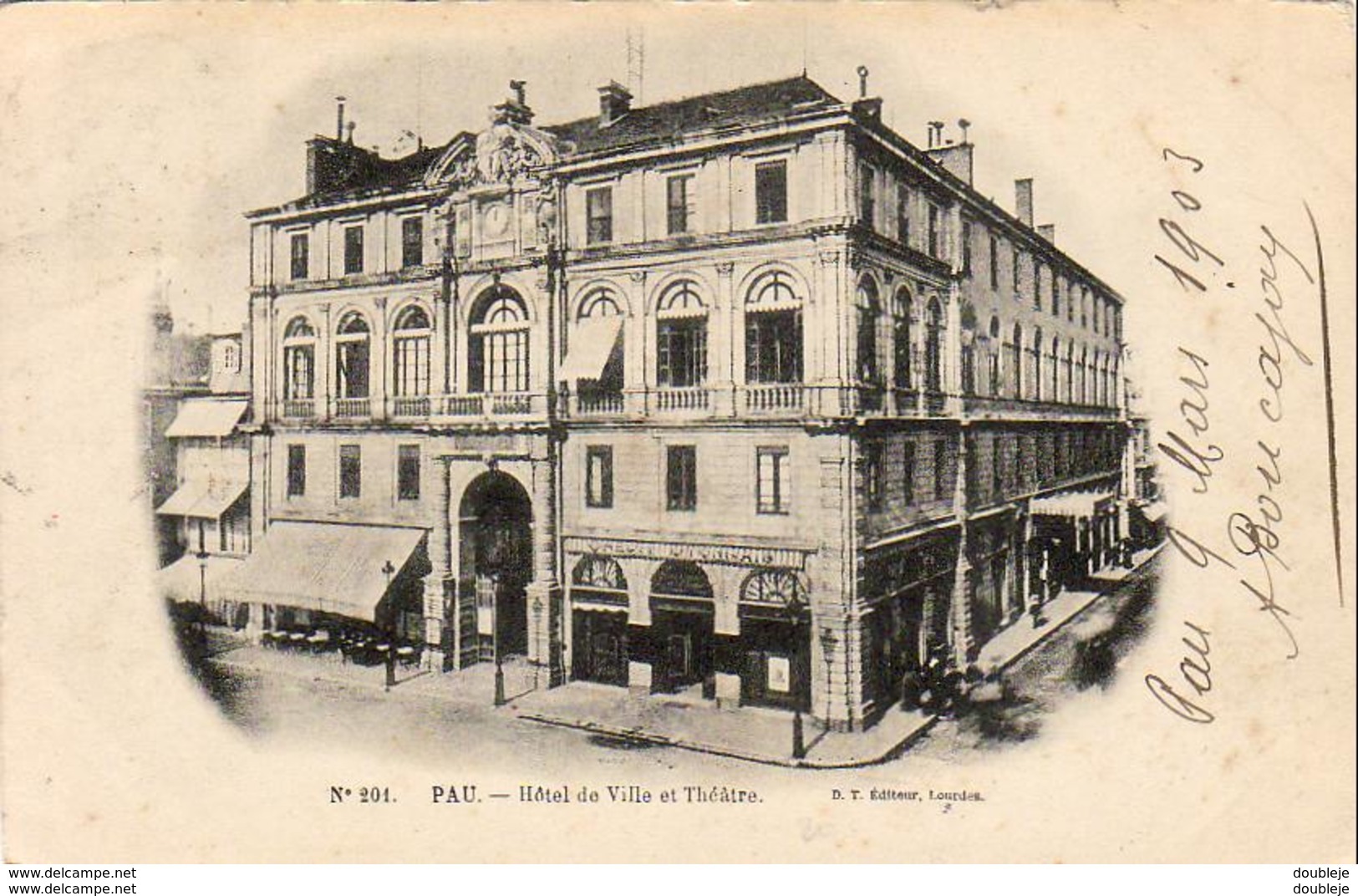 D64   PAU   Hôtel De Ville Et Théâtre  ..... - Pau