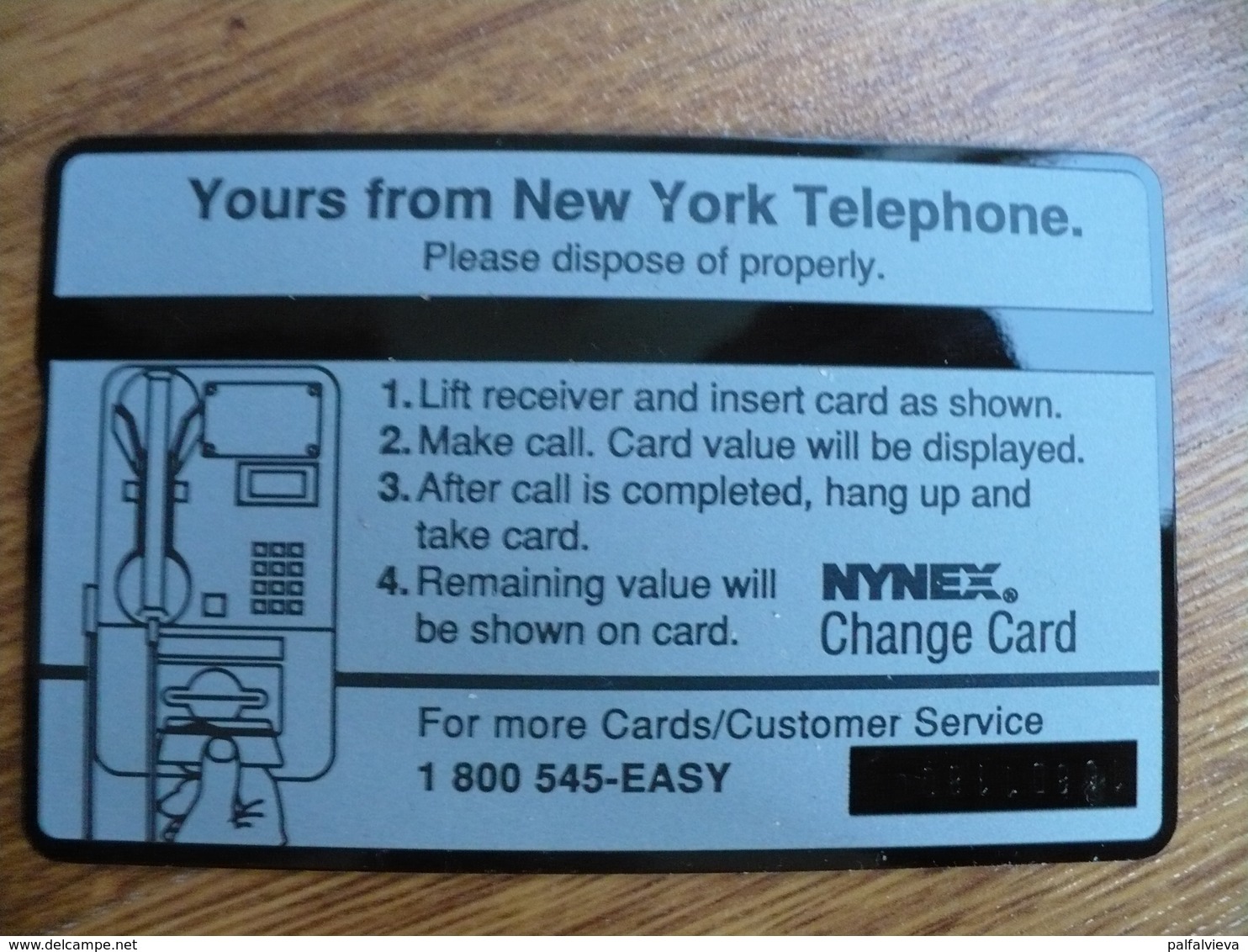 L & G Phonecard USA  - New York - [1] Holographic Cards (Landis & Gyr)