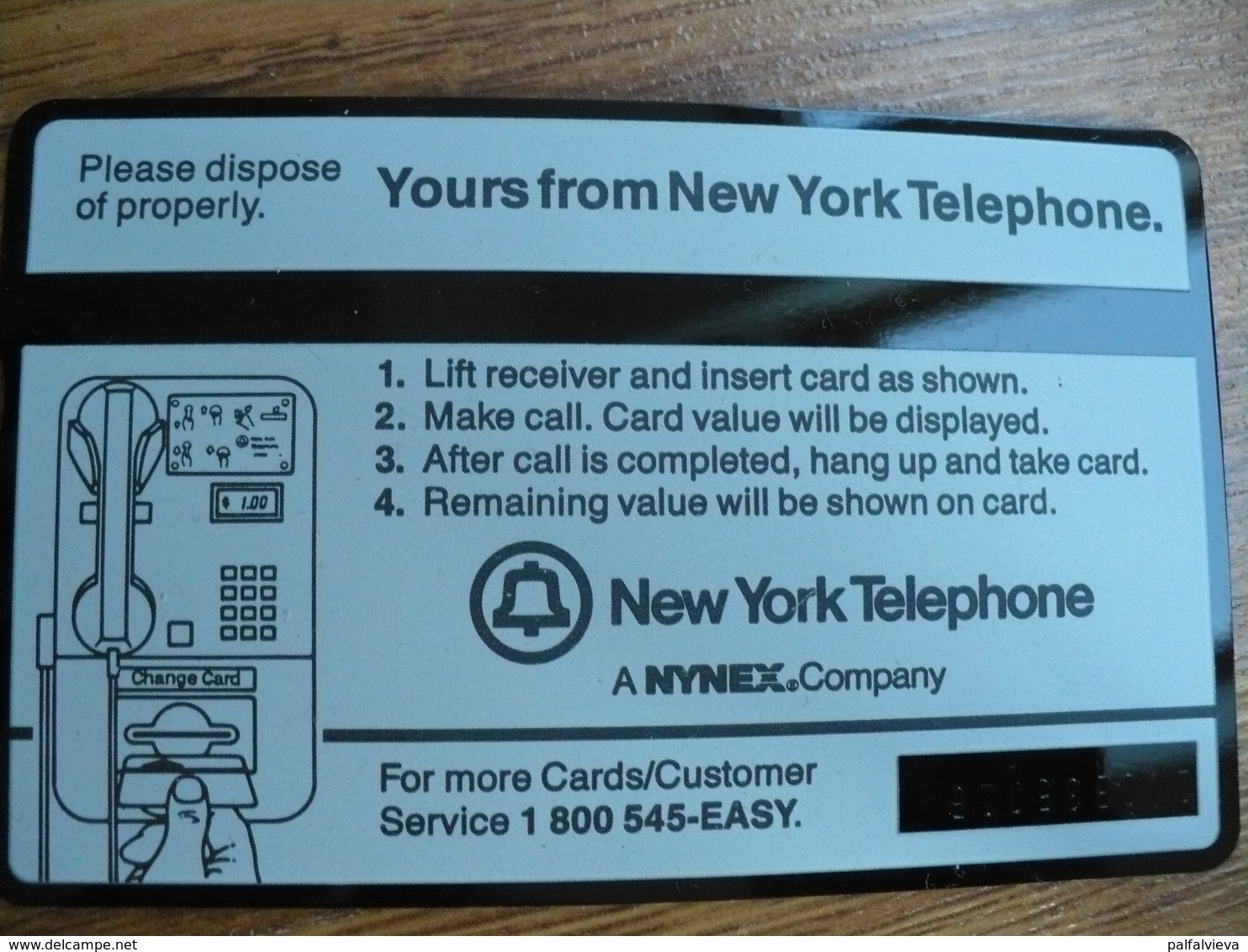 L & G Phonecard USA  - New York - [1] Tarjetas Holográficas (Landis & Gyr)