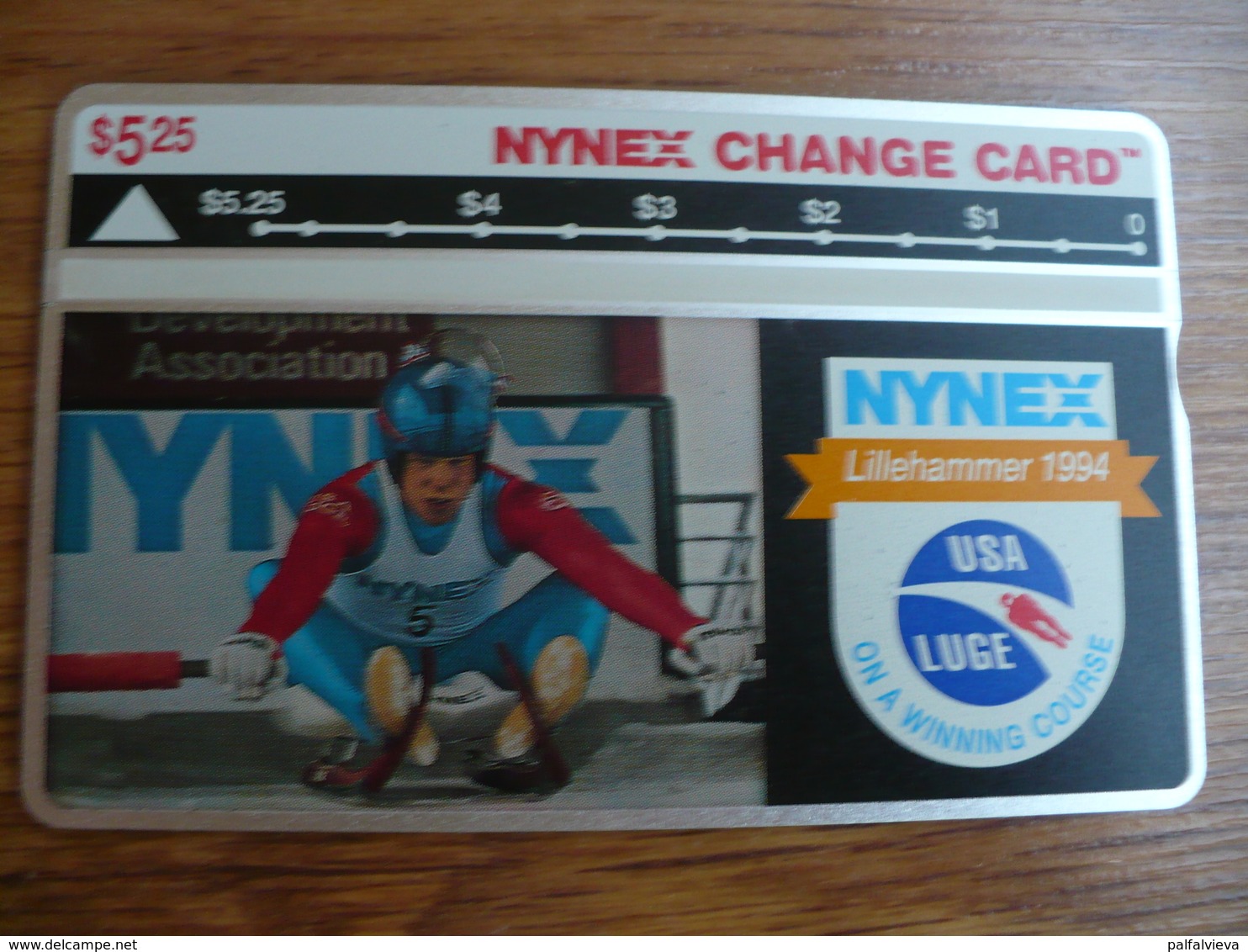 L & G Phonecard USA  - New York, Winter Olympics - [1] Hologrammkarten (Landis & Gyr)